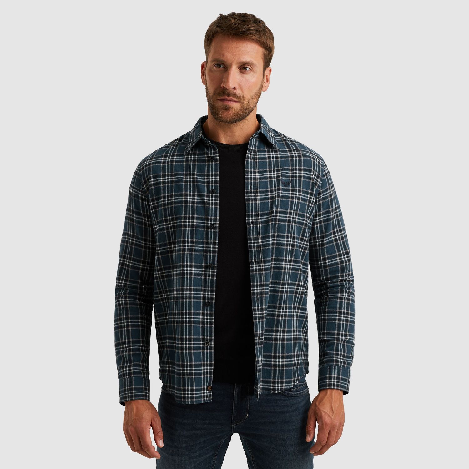 PME Legend | Overhemd met ruitpatroon PSI2510201-5281