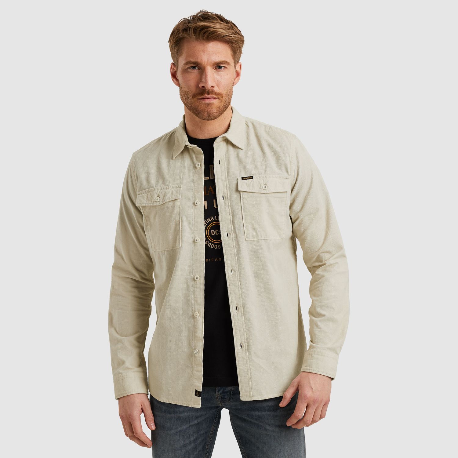 PME Legend | Overhemd van corduroy PSI2509242-7013