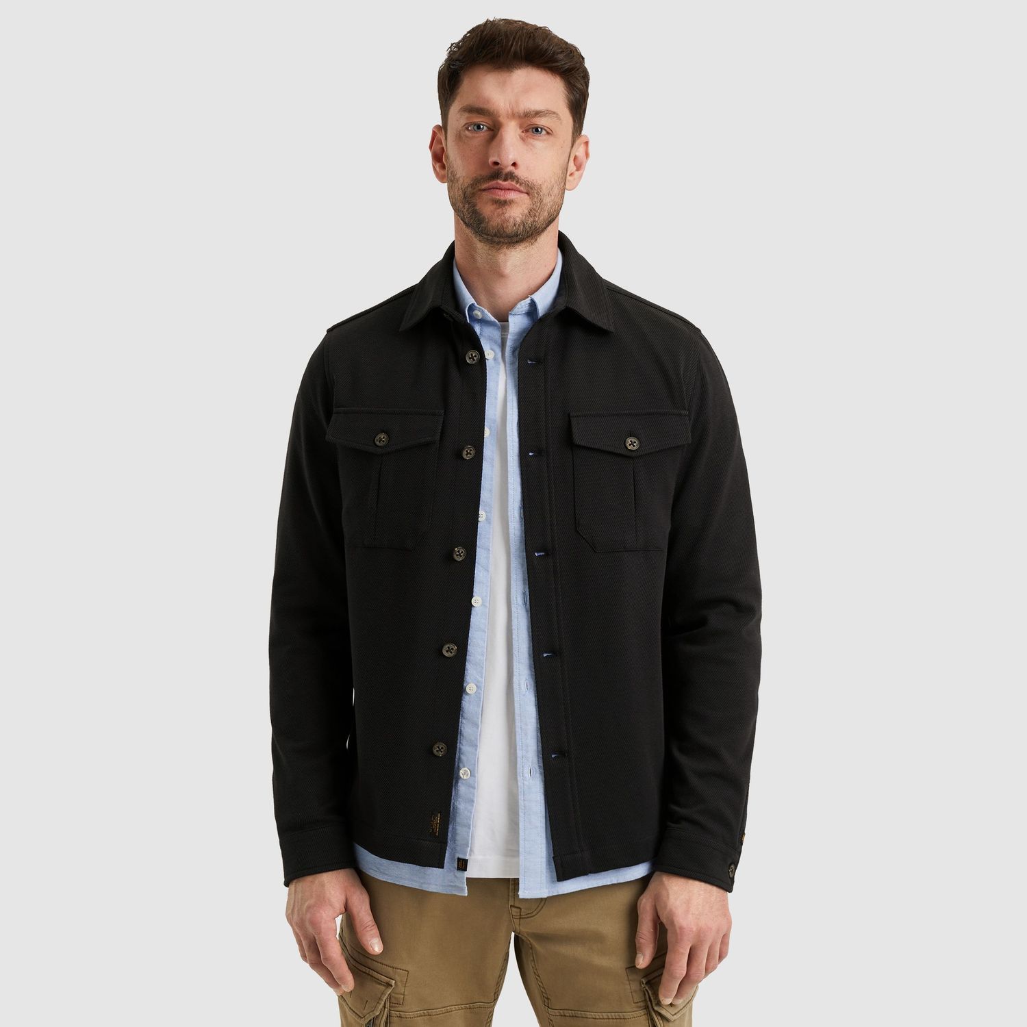 PME Legend | Shirt jacket met knoopsluiting PSI2508231-5109