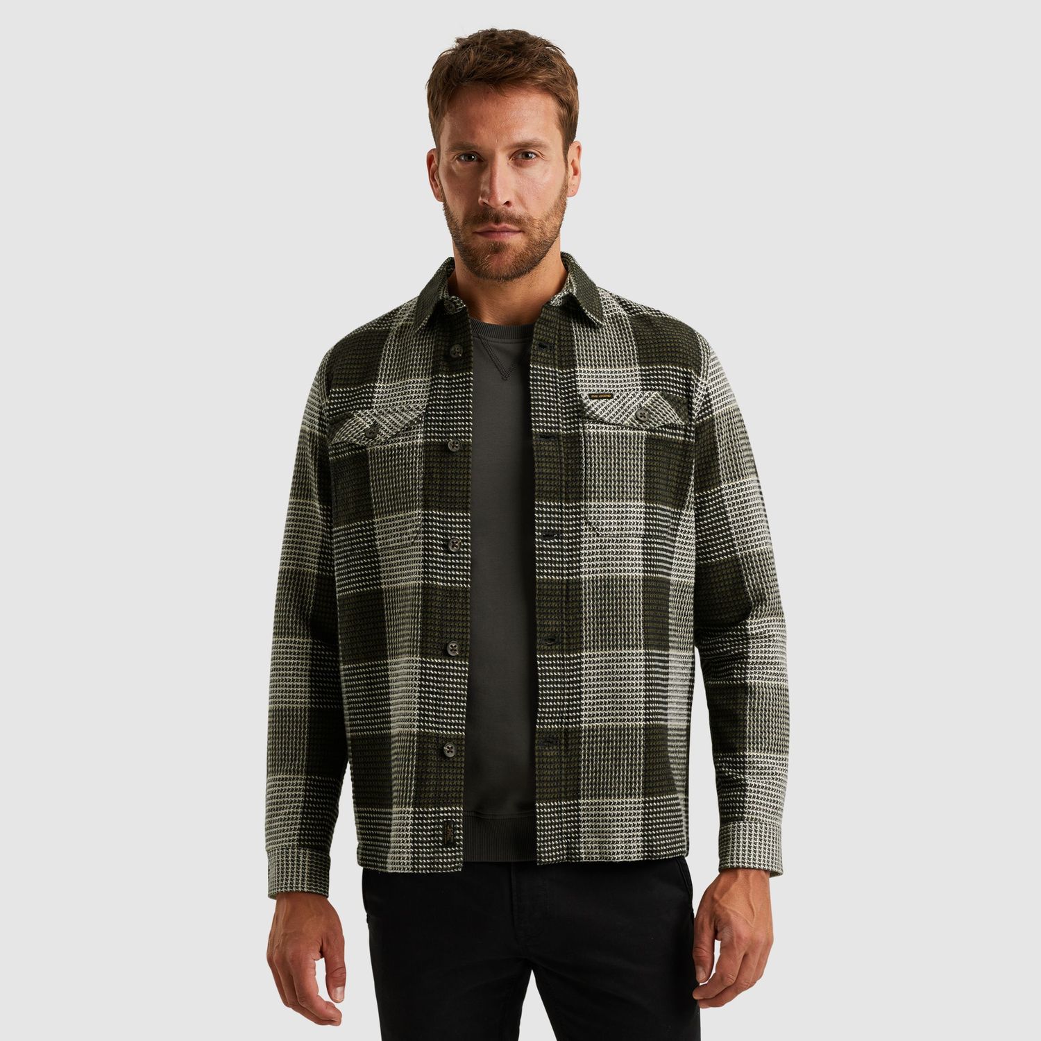 PME Legend | Shirt jacket met ruitpatroon PSI2508214-6416