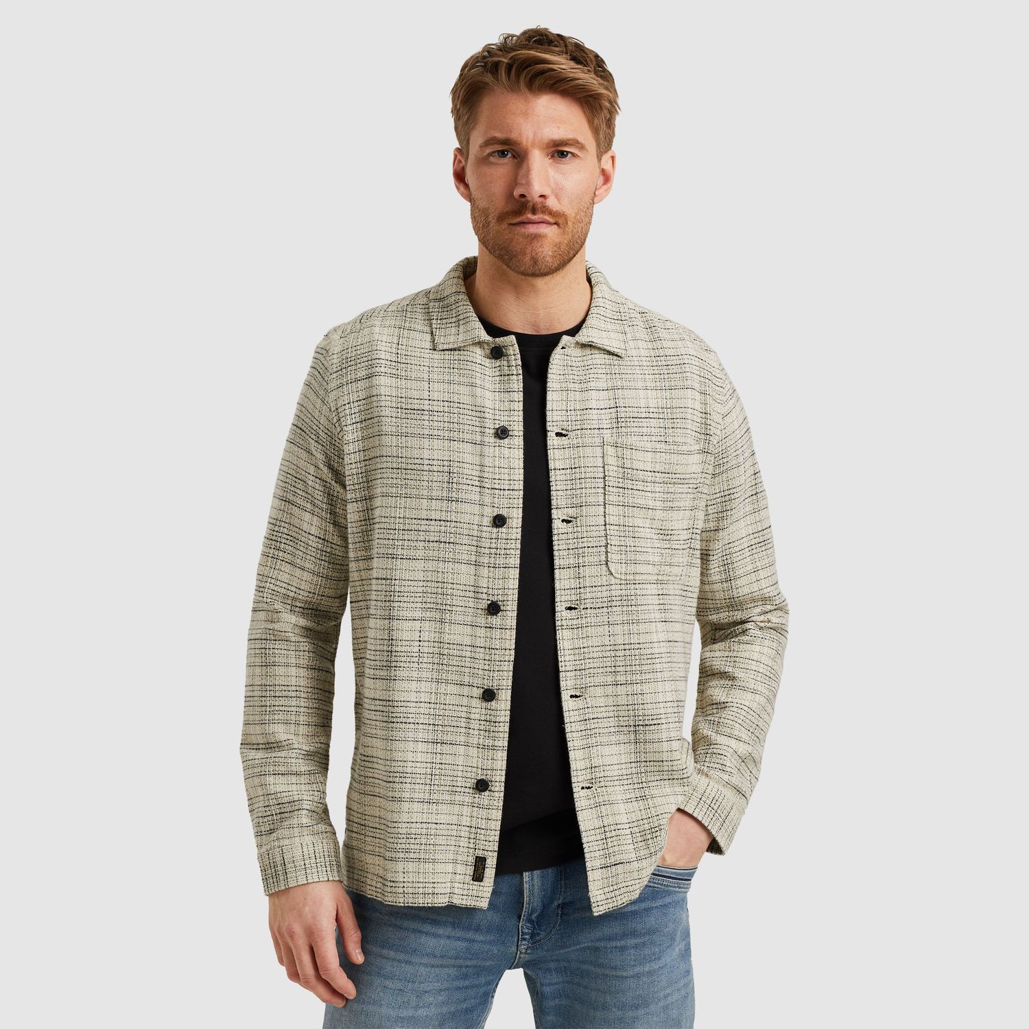 PME Legend | Shirt jacket met ruitpatroon PSI2508205-7013