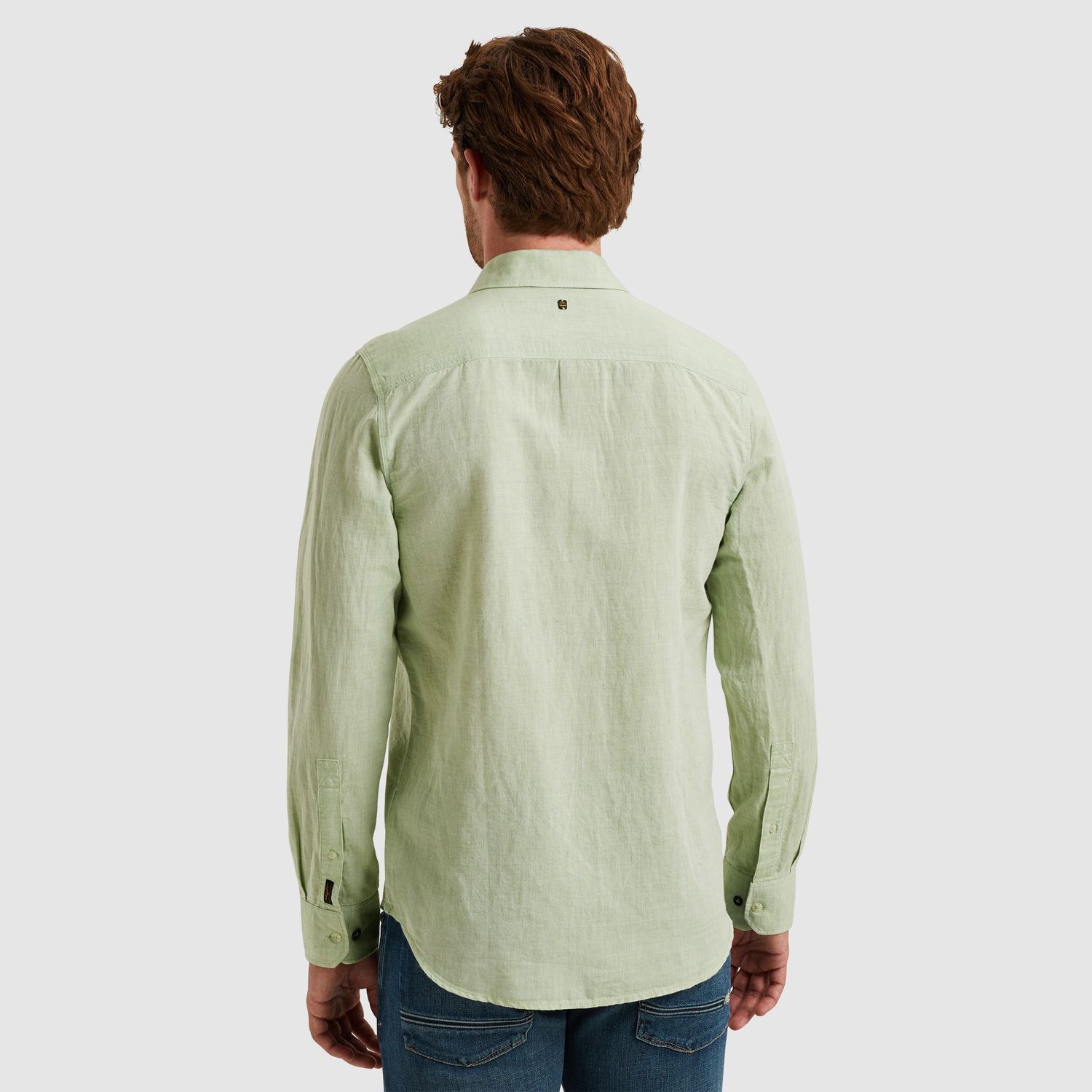 PME Legend | Overhemd van een katoen/linnen blend PSI2504200-6258