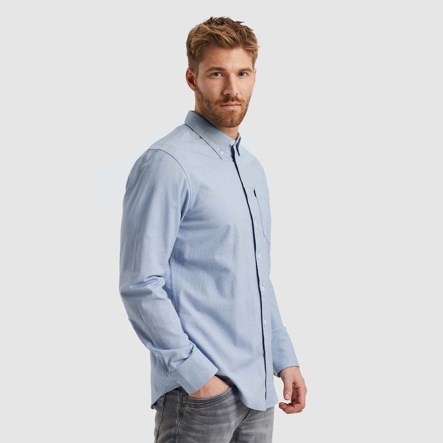 PME Legend | Oxford overhemd met button down kraag PSI2502202-5393