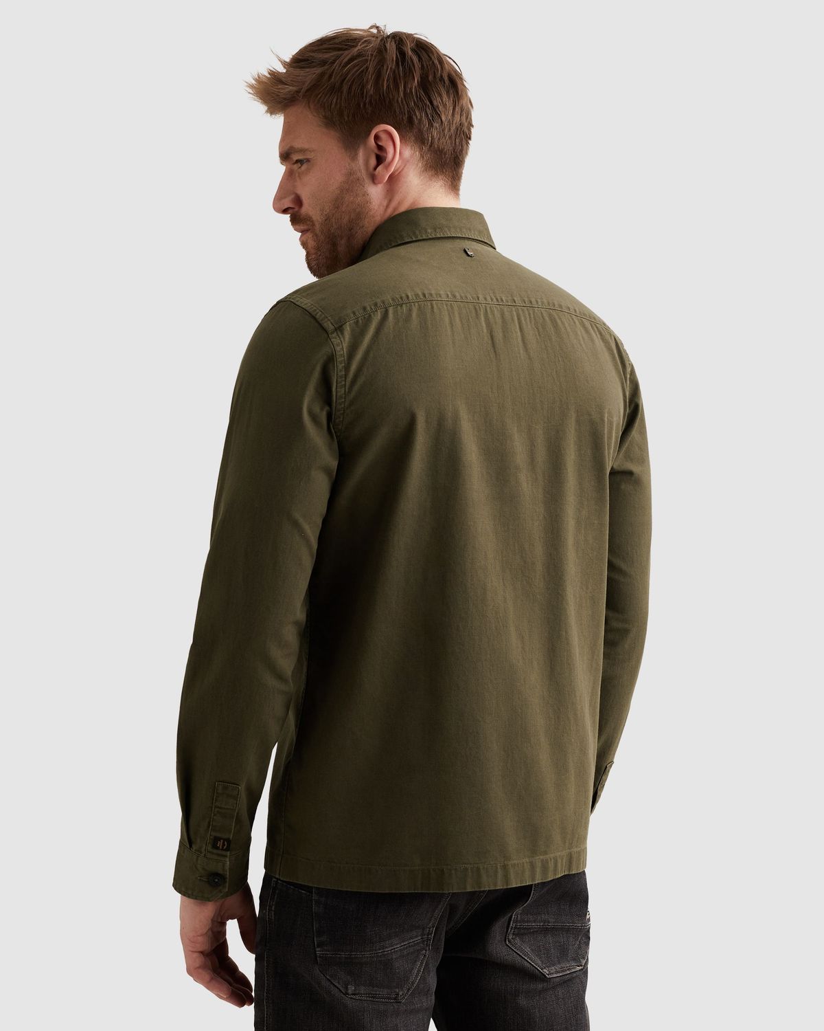 PME Legend Shirt jacket met knoopsluiting en borstzak