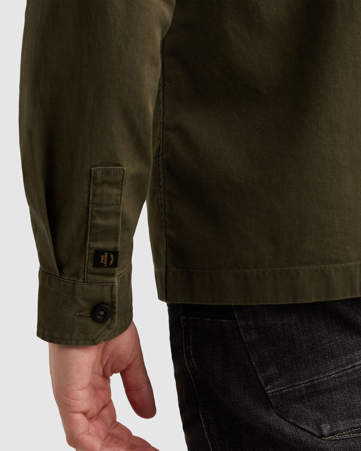 PME Legend Shirt jacket met knoopsluiting en borstzak