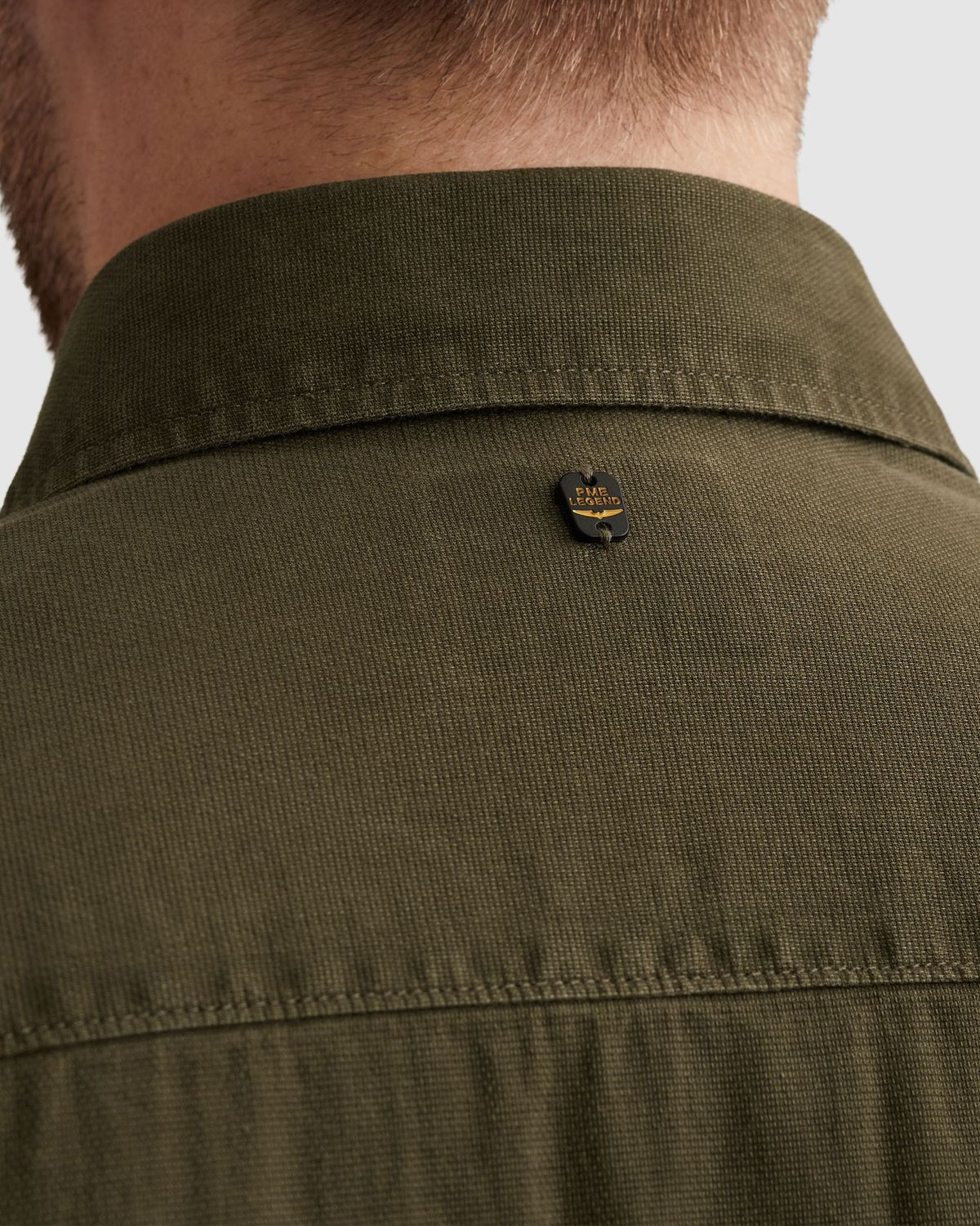 PME Legend Shirt jacket met knoopsluiting en borstzak