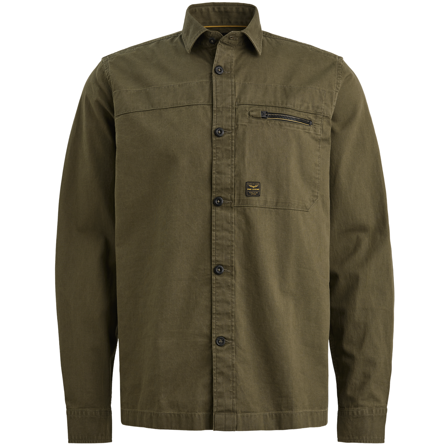 PME Legend Shirt jacket met knoopsluiting en borstzak
