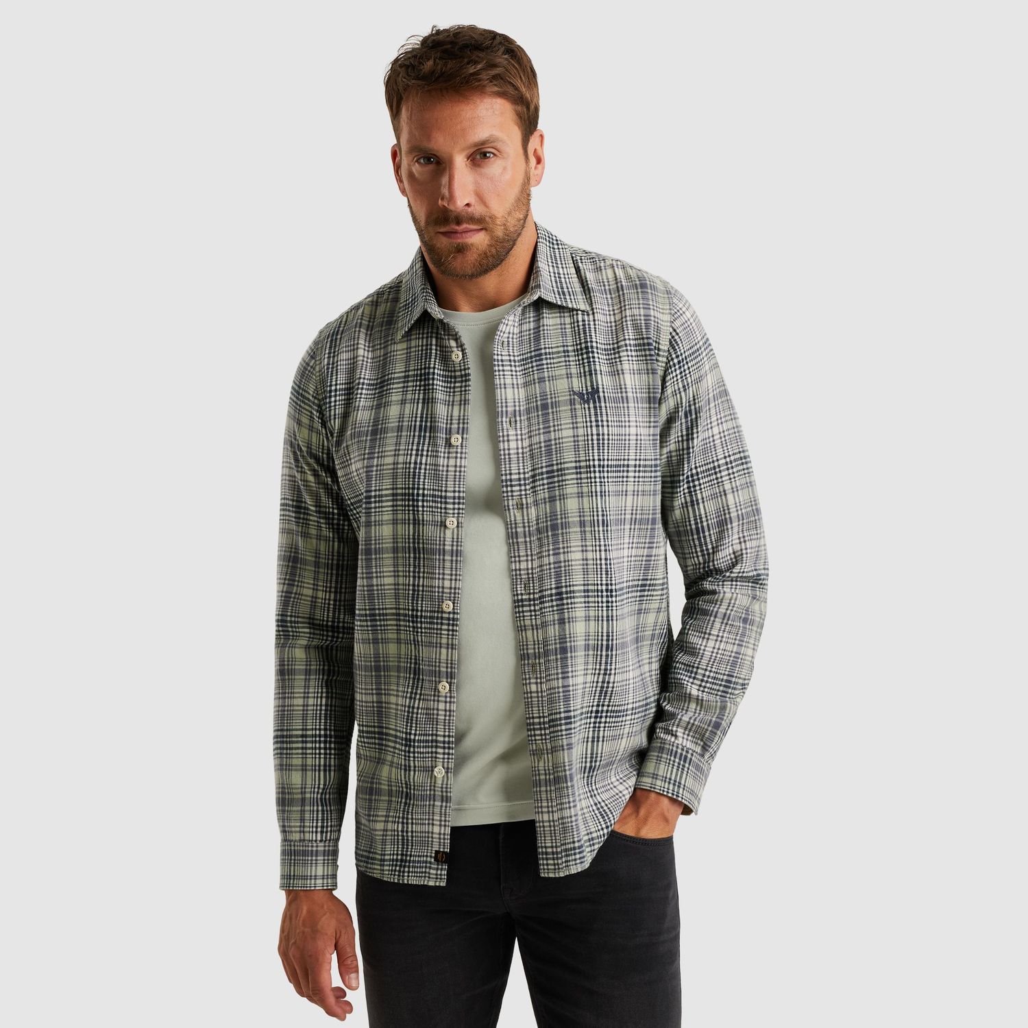 PME Legend | Overhemd met ruitpatroon PSI2511230-6163