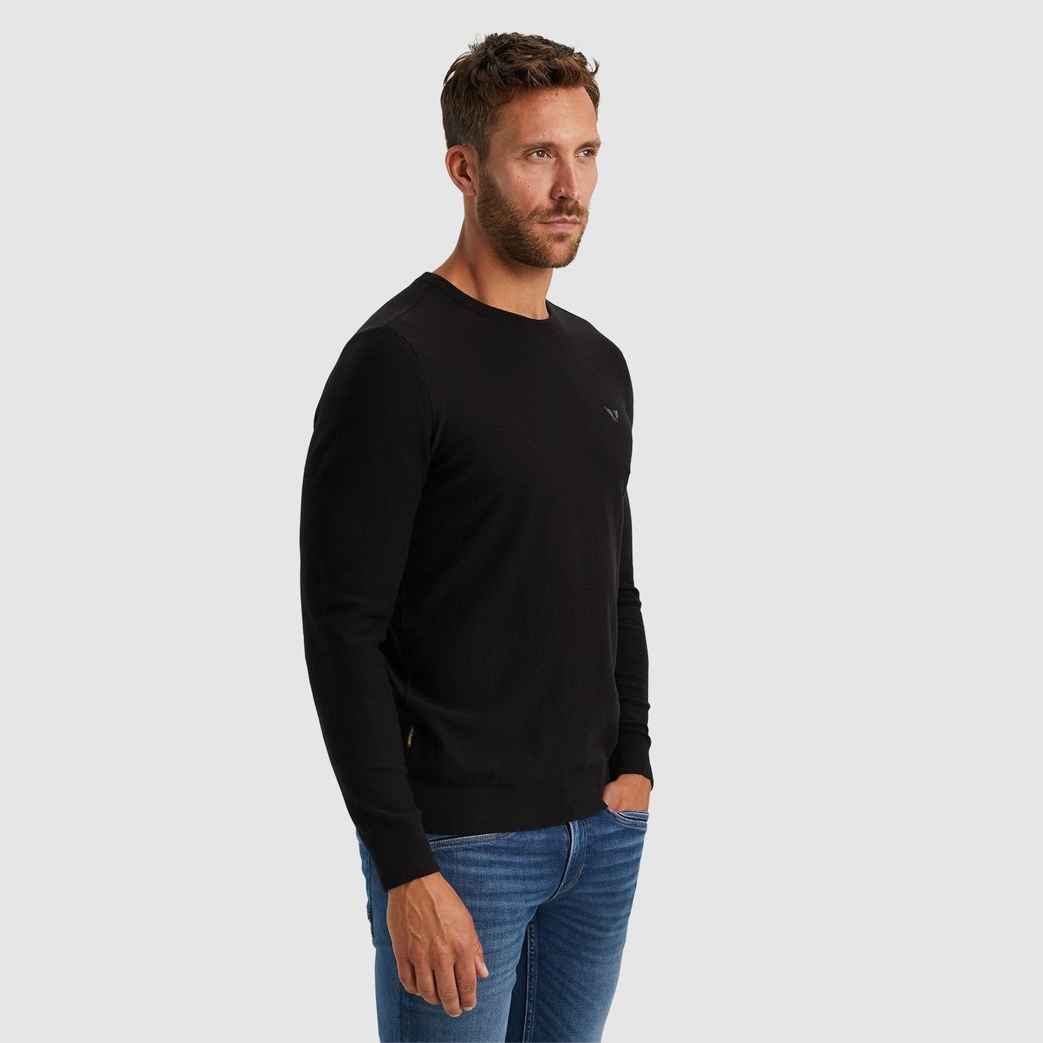 PME Legend | R-neck cotton knit PKW2400032-999