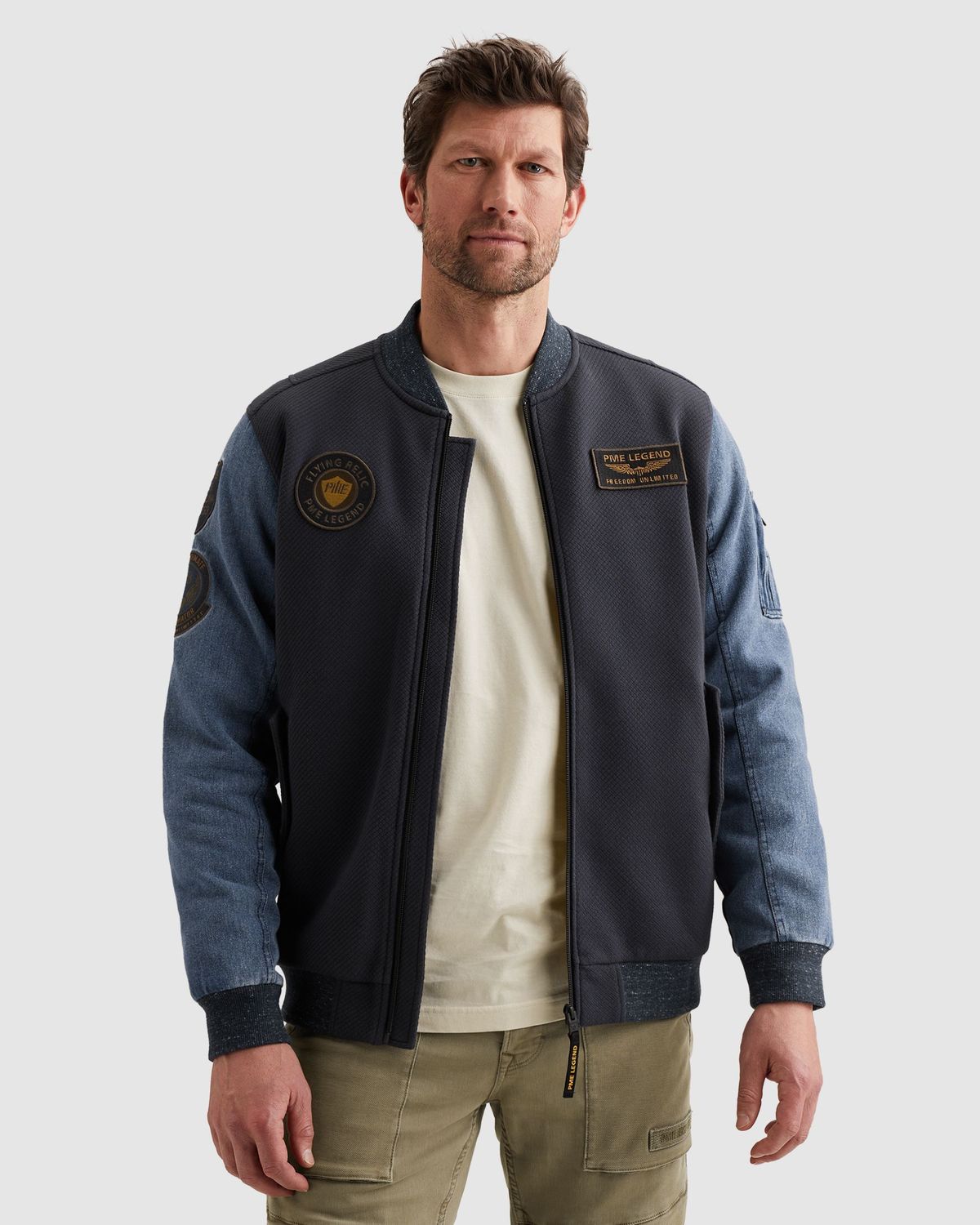 PME Legend Hybrid jacket met badges