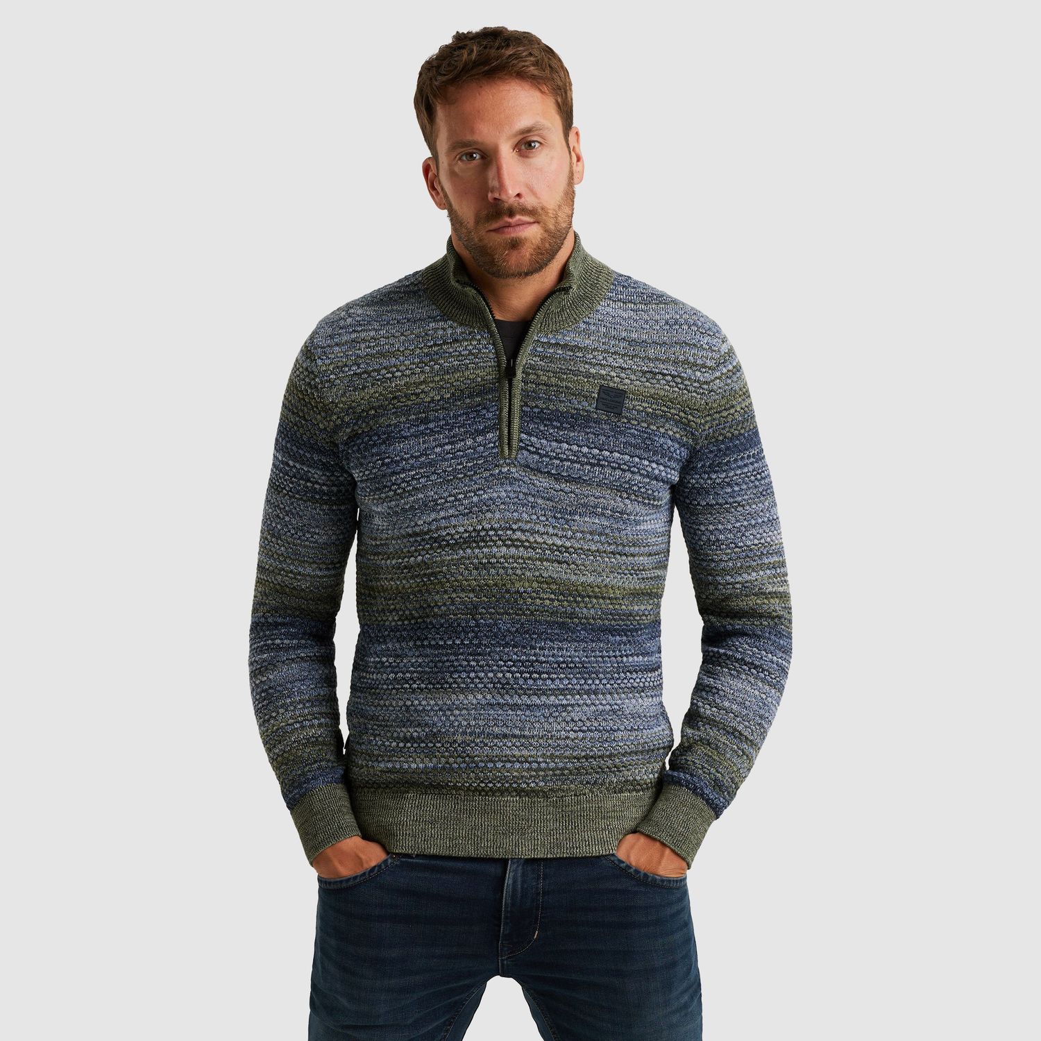 PME Legend | Trui met halve rits PKW2511331-5301