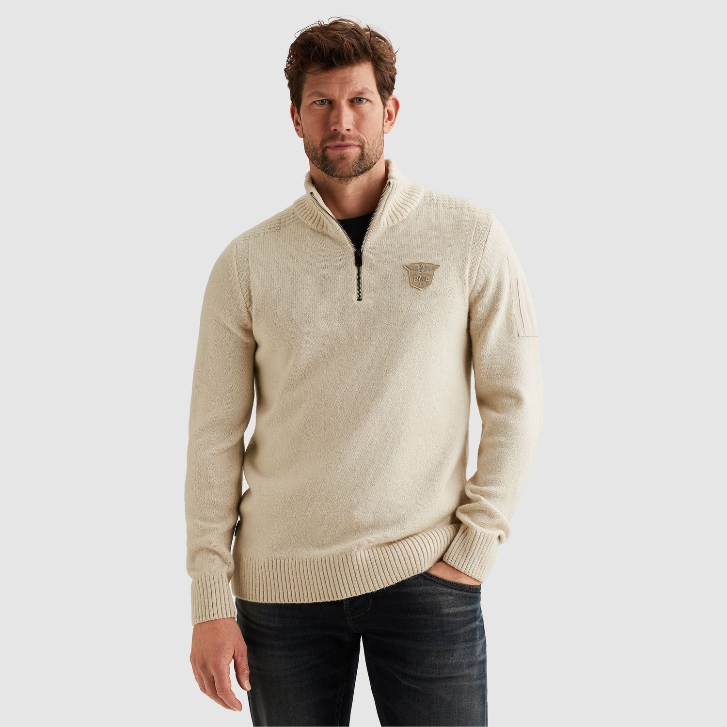 PME Legend | Trui met halve rits PKW2510314-910