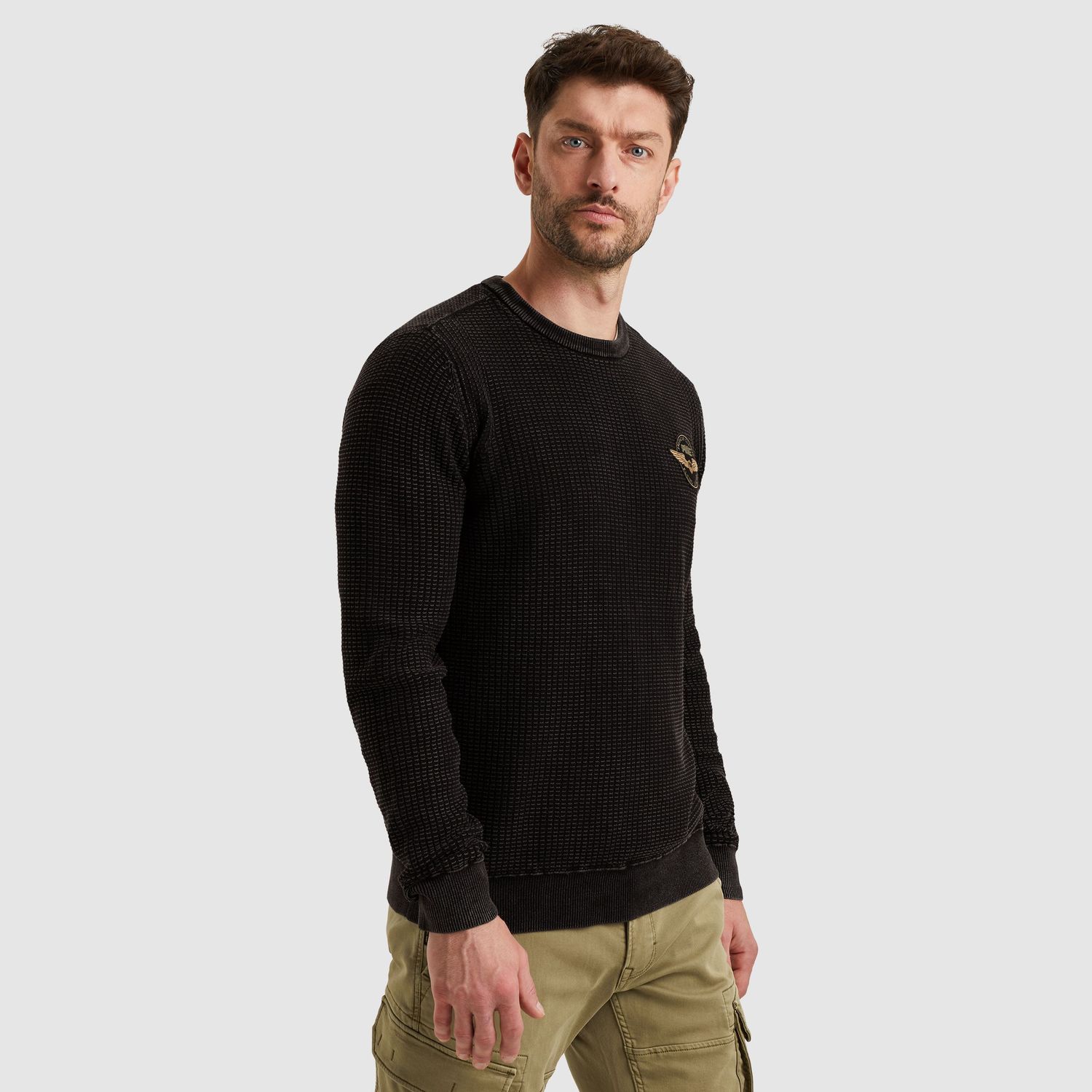 PME Legend | Trui met garment-dye wassing PKW2510309-999