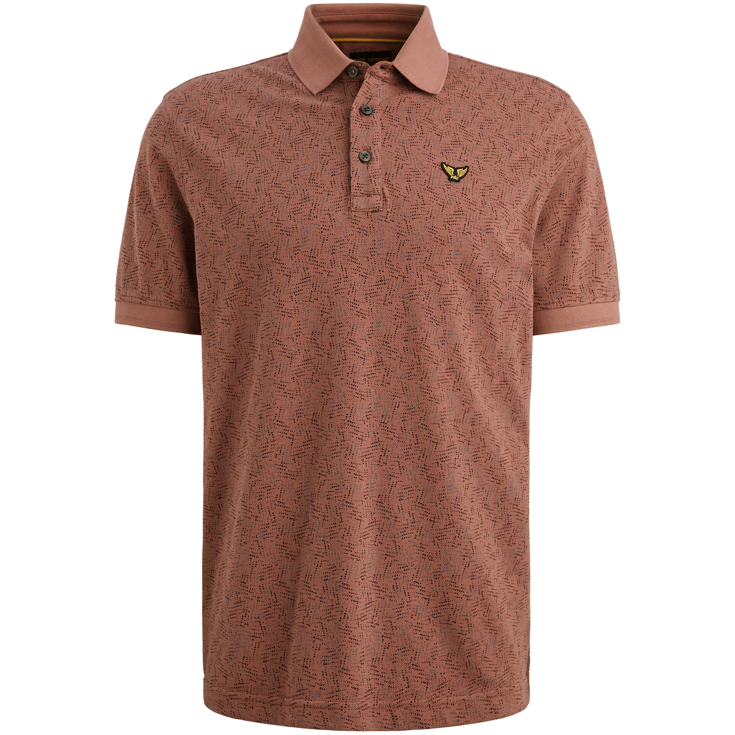PME Legend | Polo met allover print en ribkraag PPSS2602852-4085