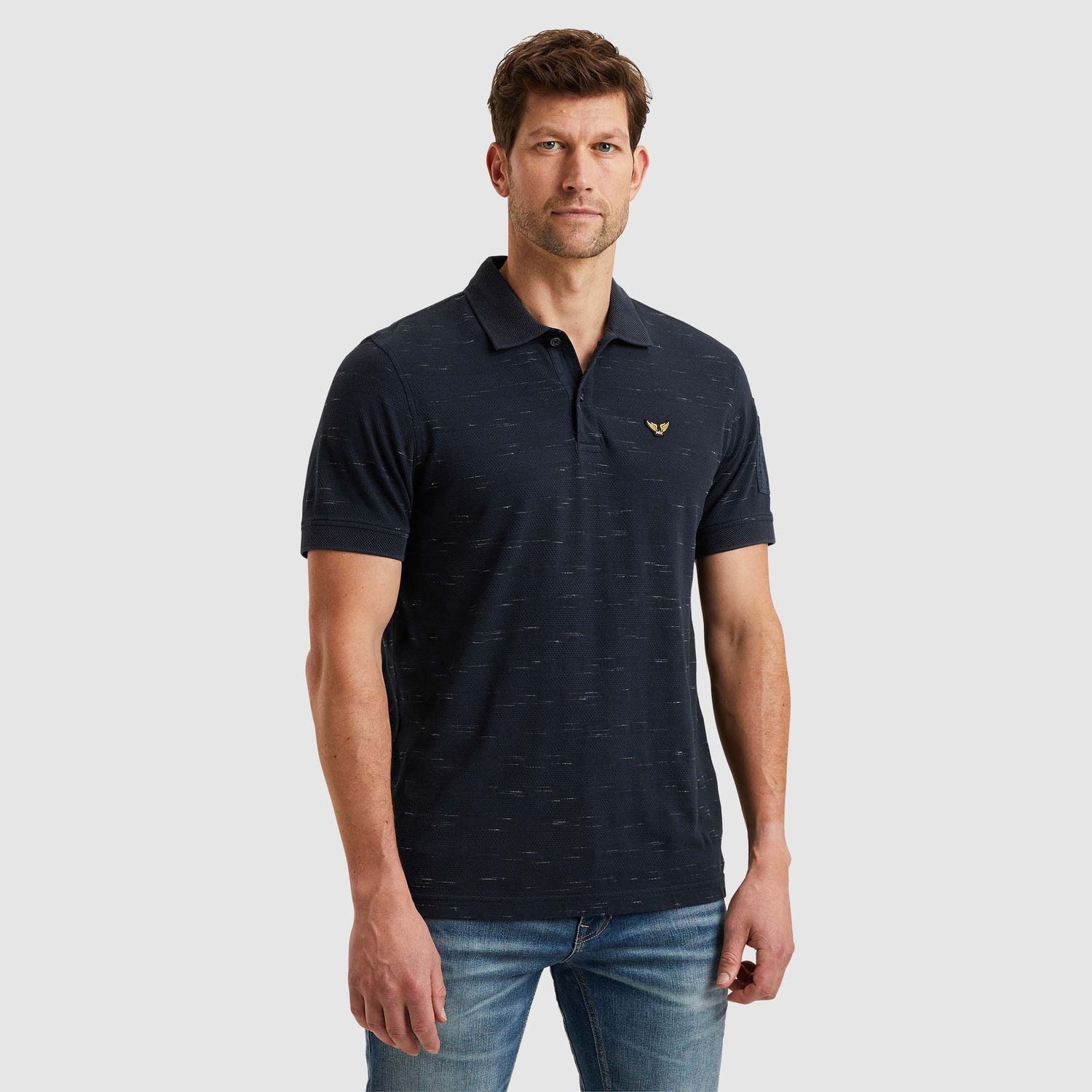 PME Legend | Polo met streeppatroon PPSS2503856-5281
