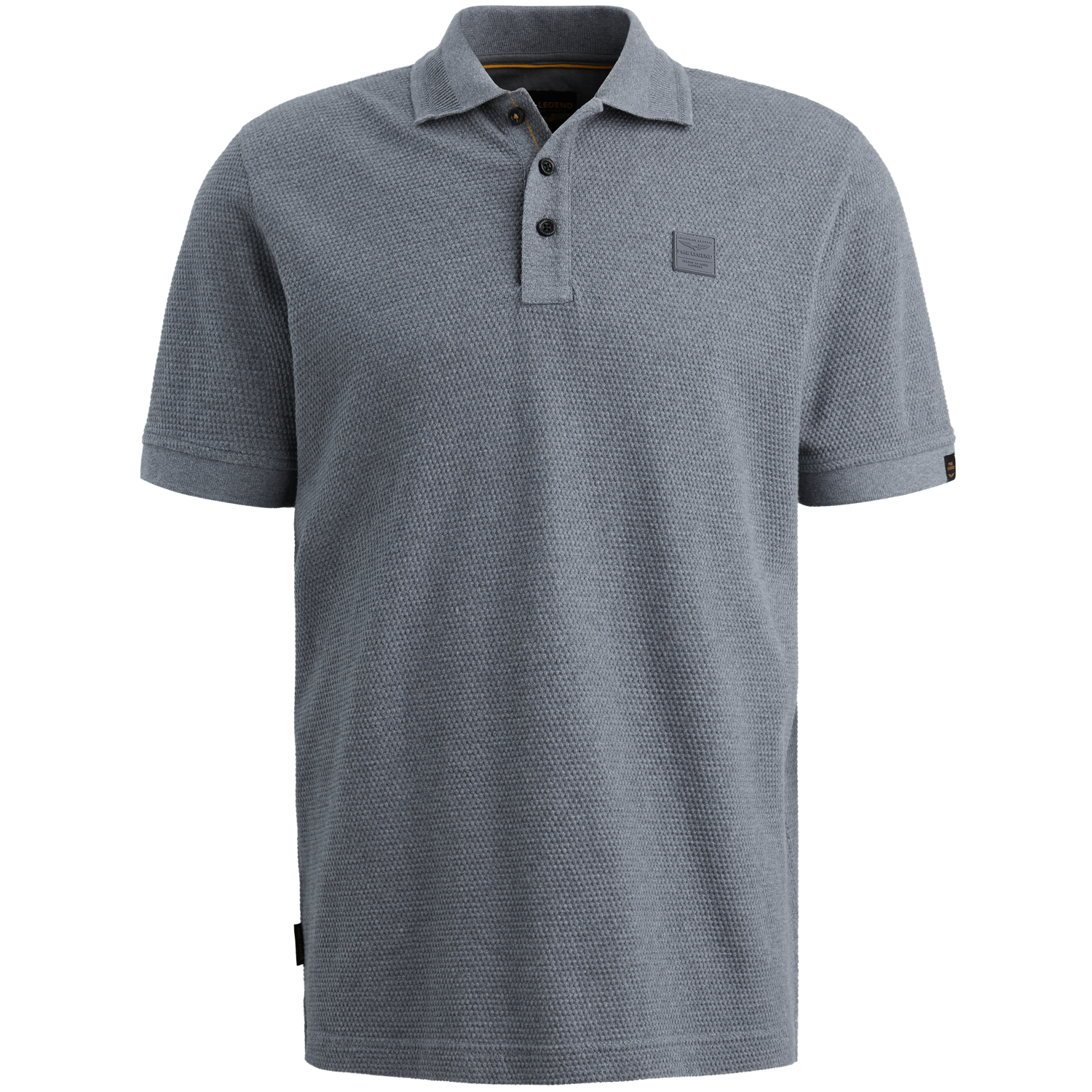 PME Legend | Polo met structuur en ribboorden PPSS2602856-5106
