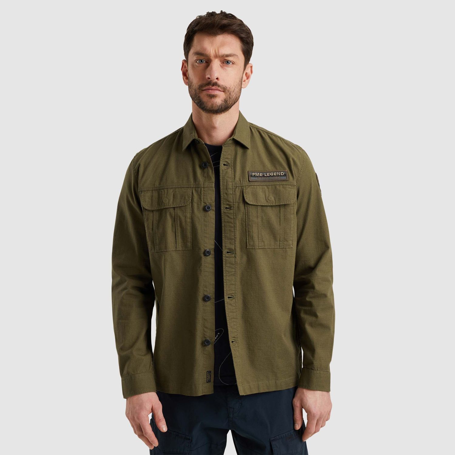 PME Legend | Shirt jacket van ripstop PSI2502215-6380
