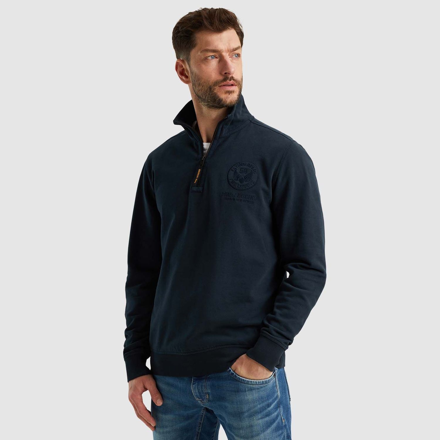 PME Legend | Sweatshirt met halve rits PSW2411483-5281