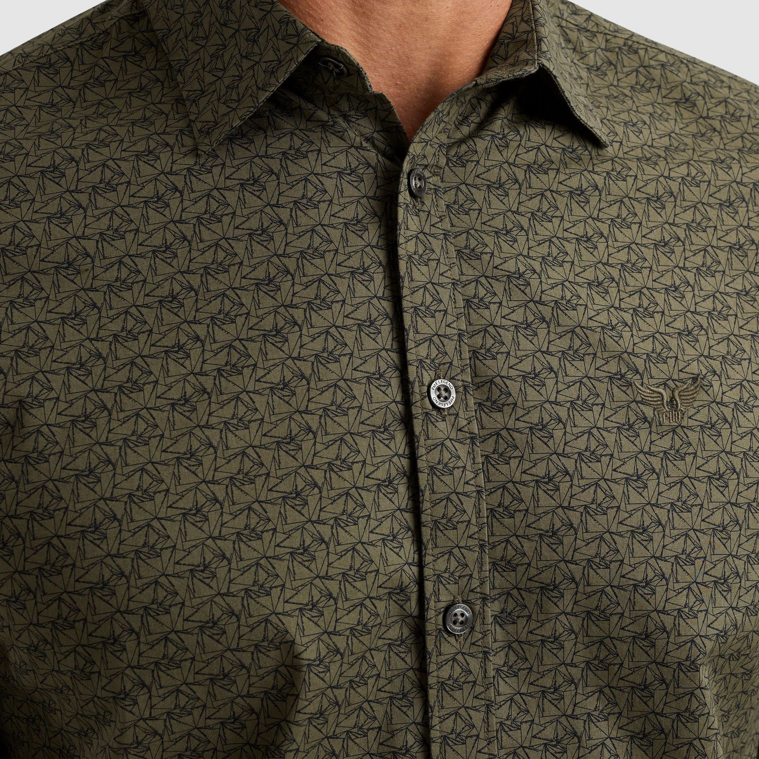 PME Legend | Overhemd met allover print PSI2511239-6213