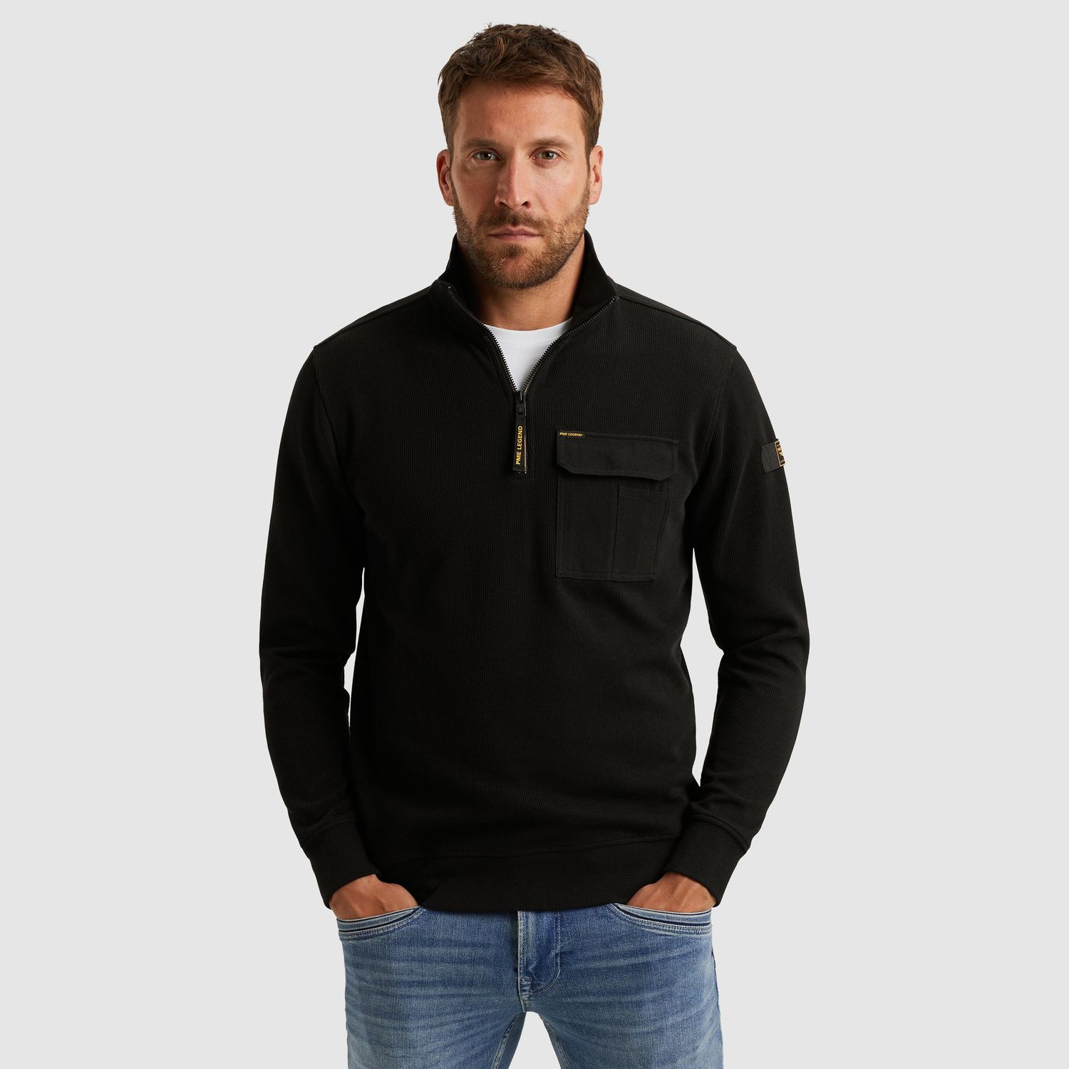 PME Legend | Trui met halve rits PSW2509457-999