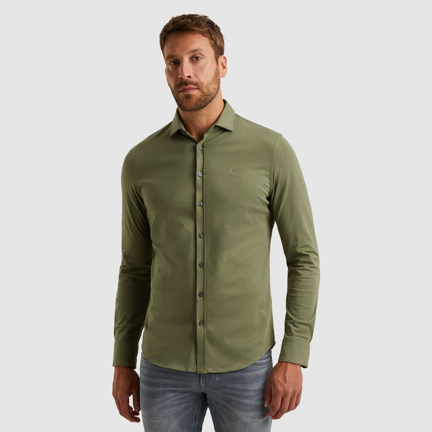 PME Legend | Overhemd van jersey PSI2511234-6213