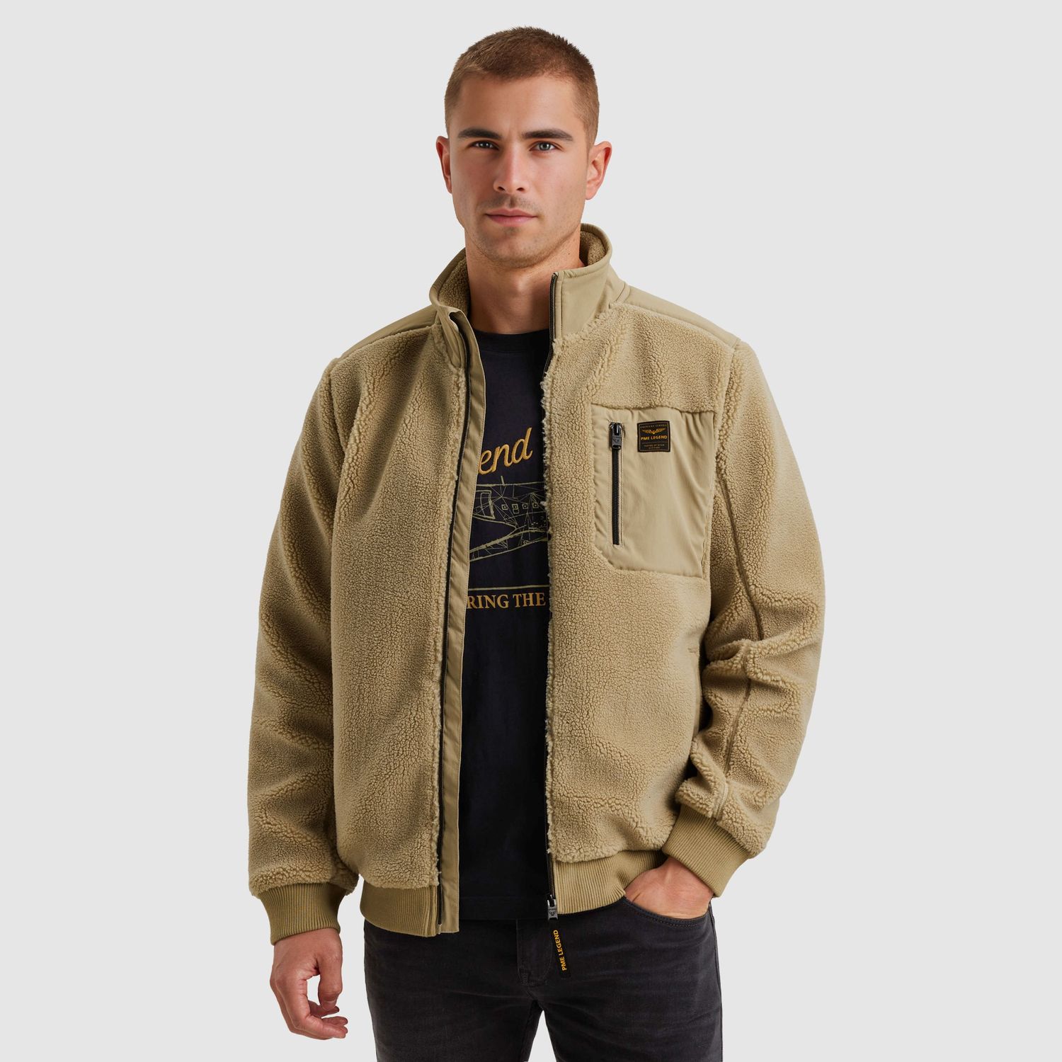 PME Legend | Hybrid jacket met ritssluiting PSW2510478-8023