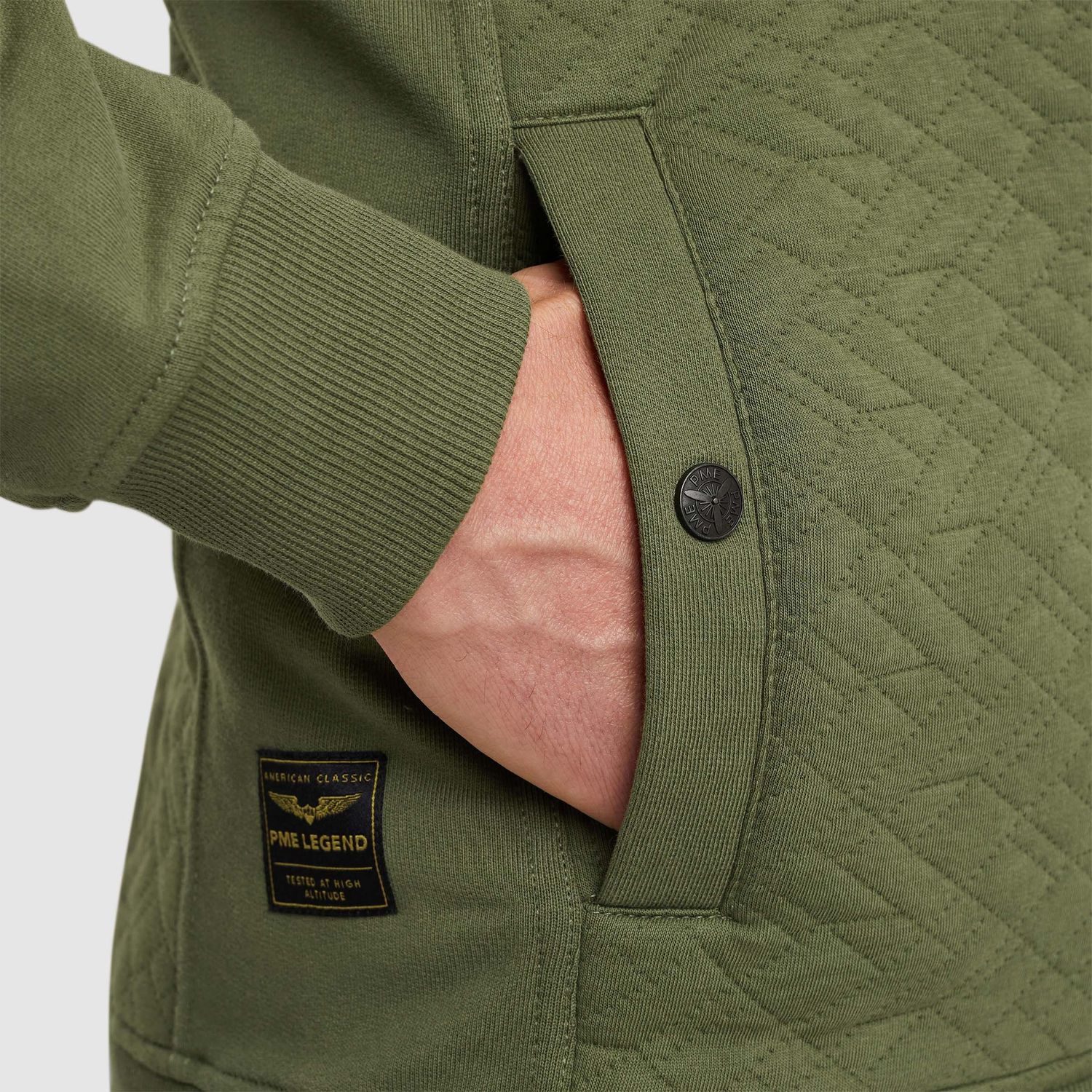 PME Legend | Sweat jacket met ritssluiting PSW2502475-6380