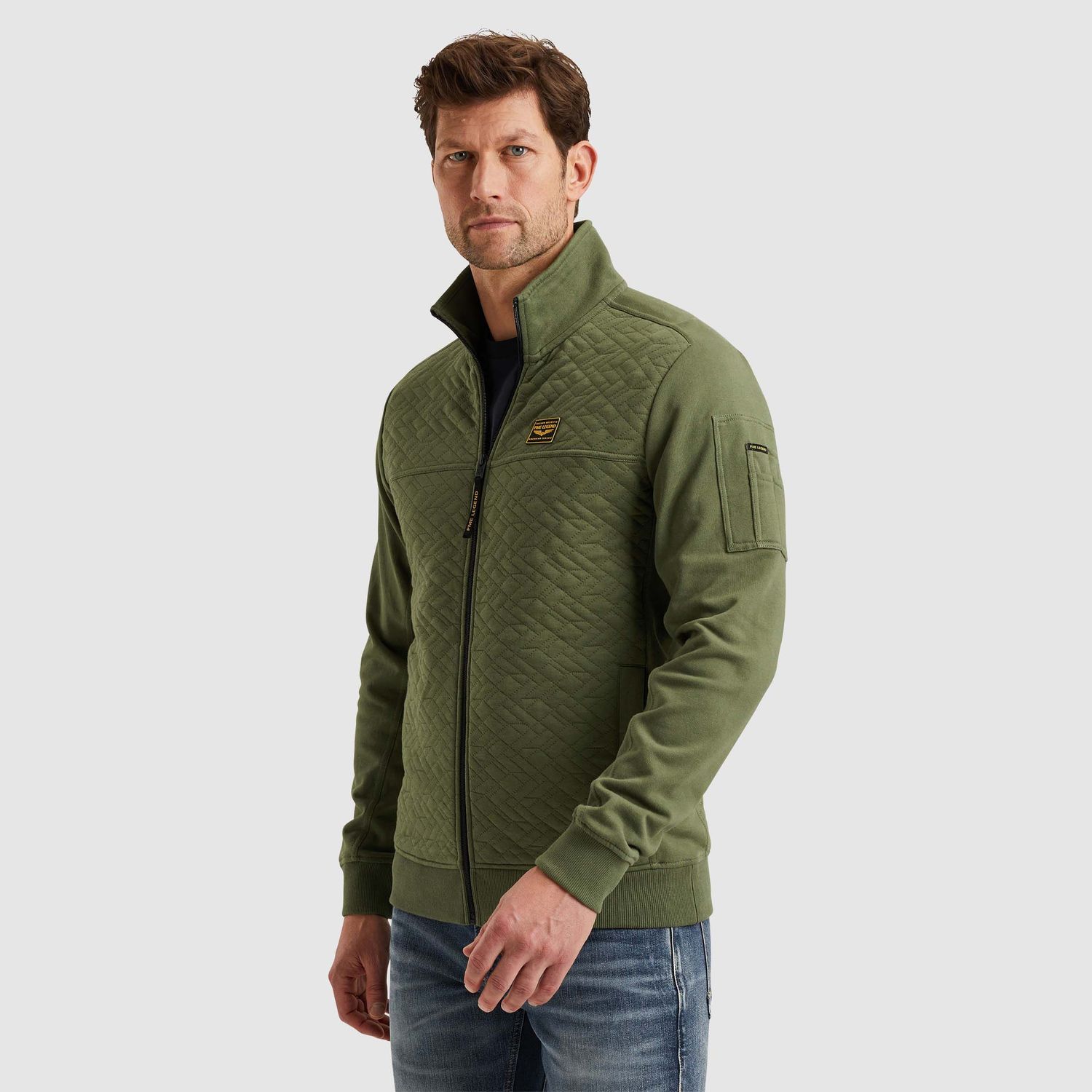 PME Legend | Sweat jacket met ritssluiting PSW2502475-6380