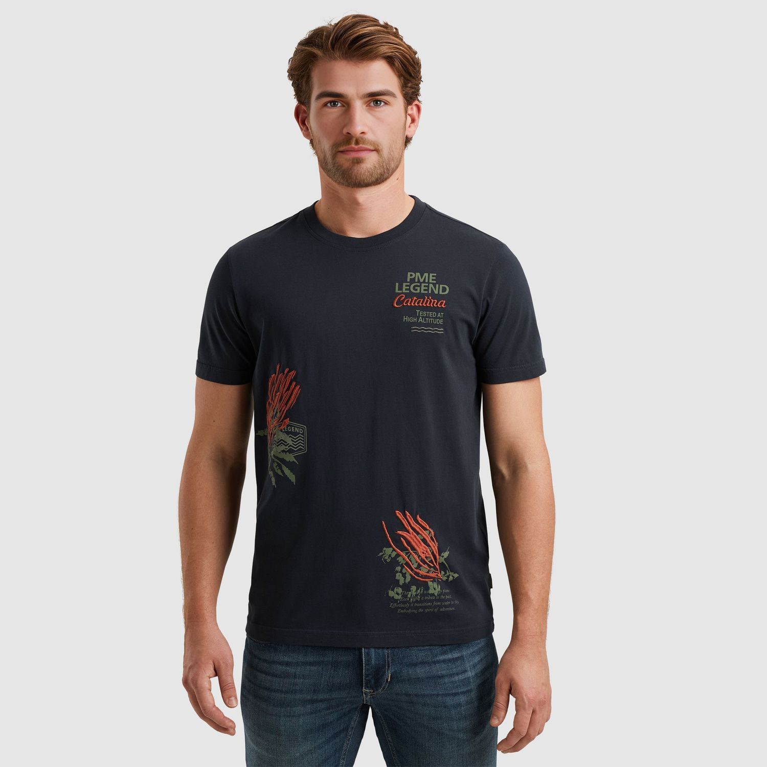 PME Legend | T-shirt met artwork PTSS2504591-5281