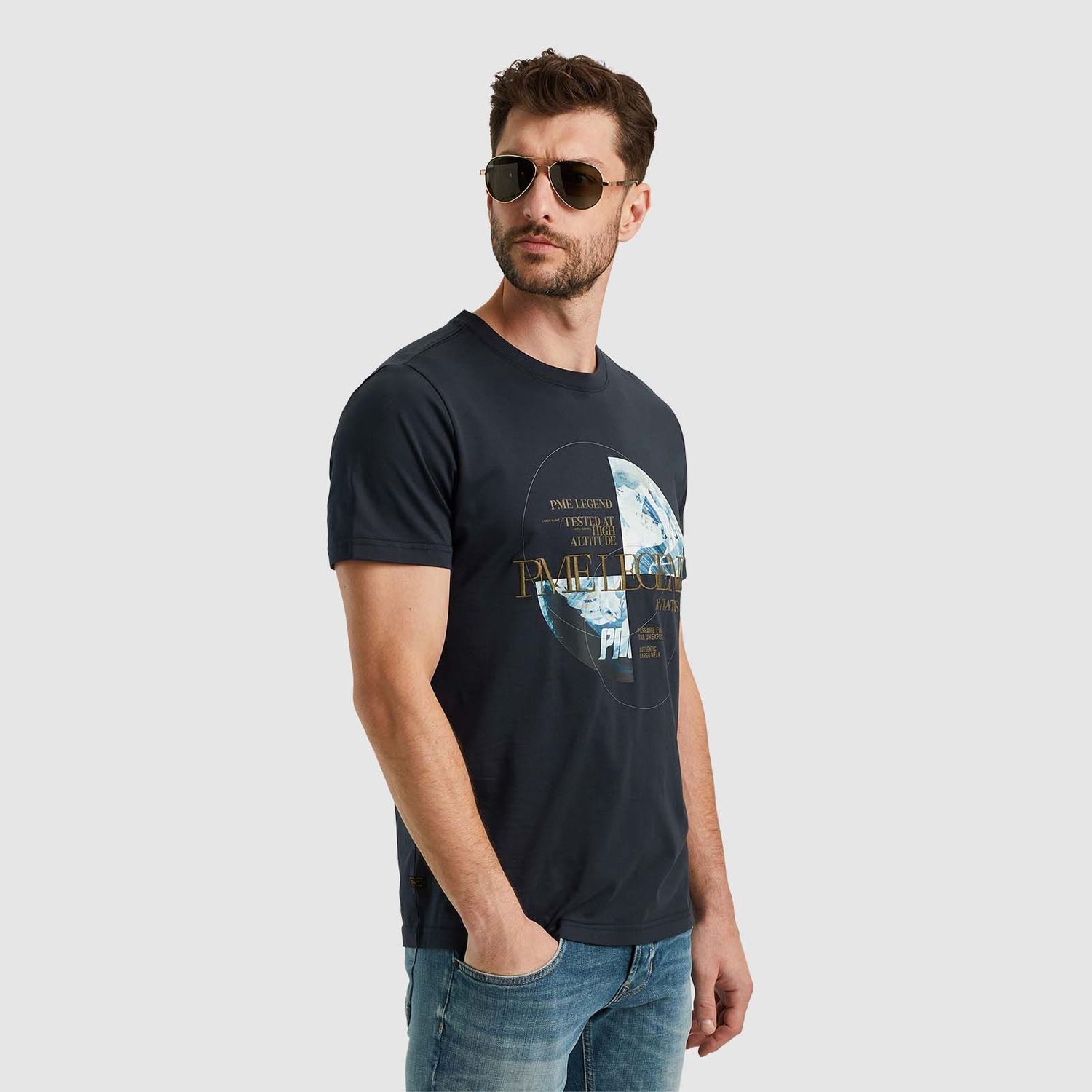 PME Legend | T-shirt met artwork PTSS2411533-5281