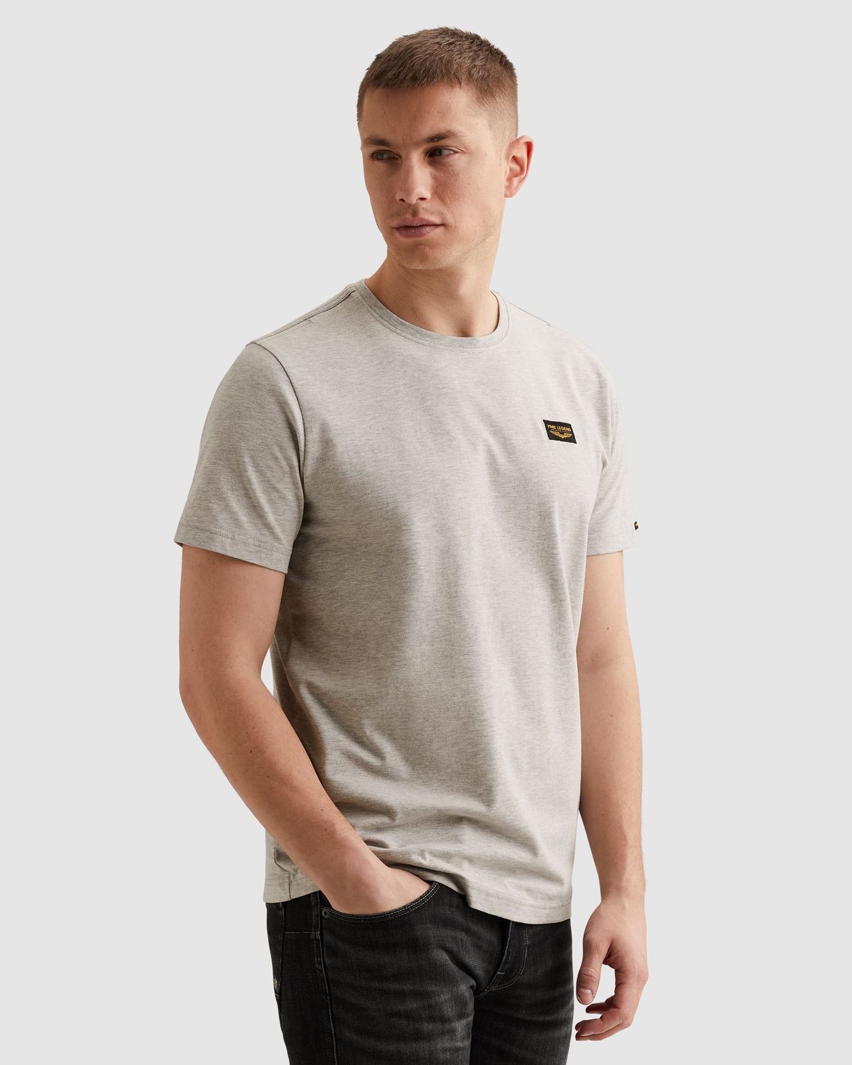 PME Legend Short sleeve r-neck American Class Bone White PTSS2602599-921