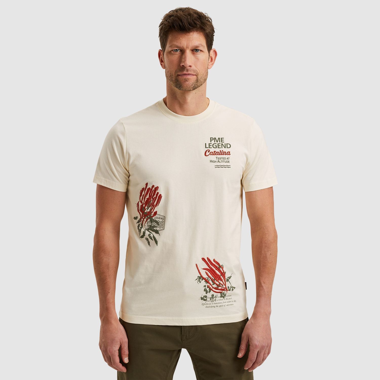 PME Legend | T-shirt met artwork PTSS2504591-7013