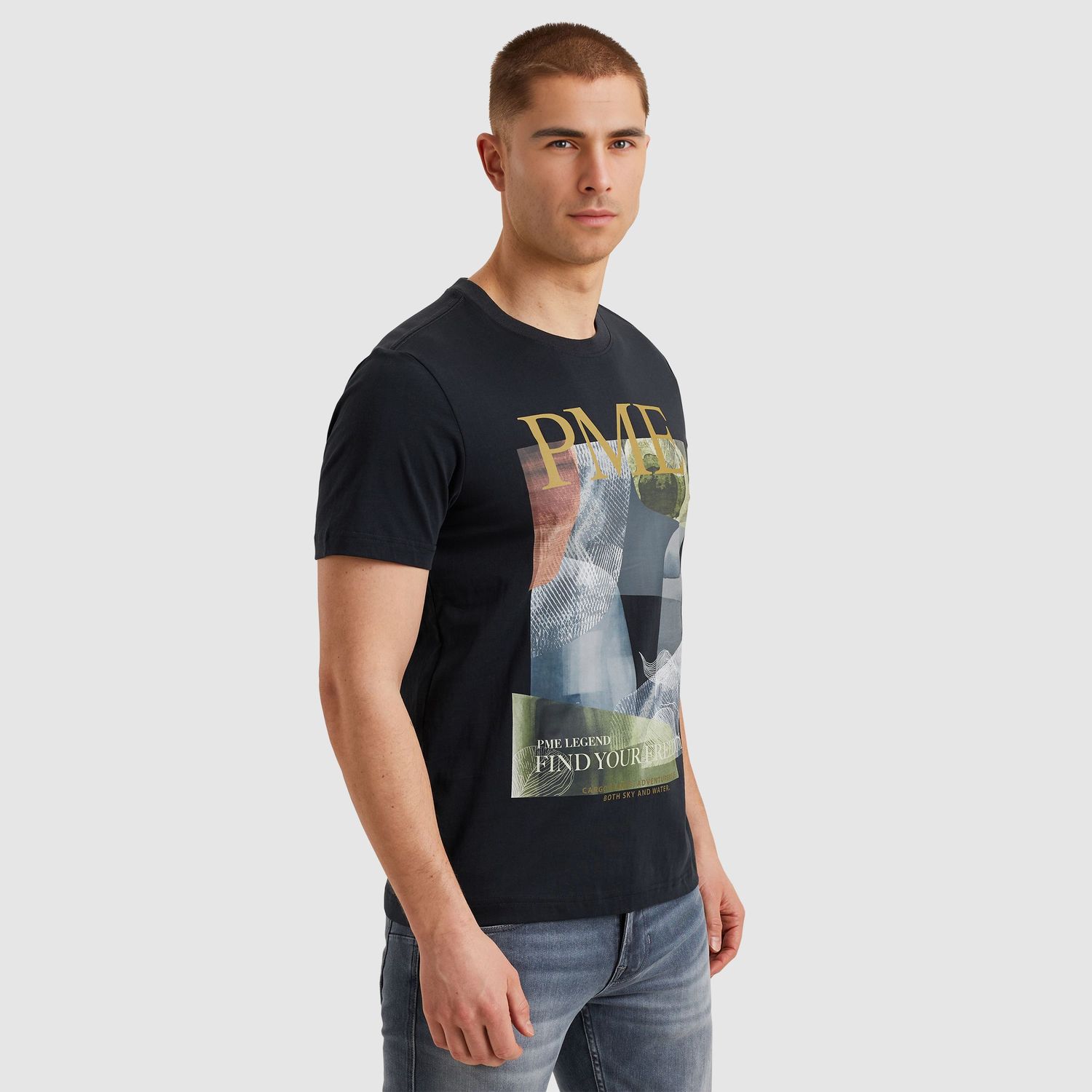PME Legend | T-shirt met artwork PTSS2504587-5281