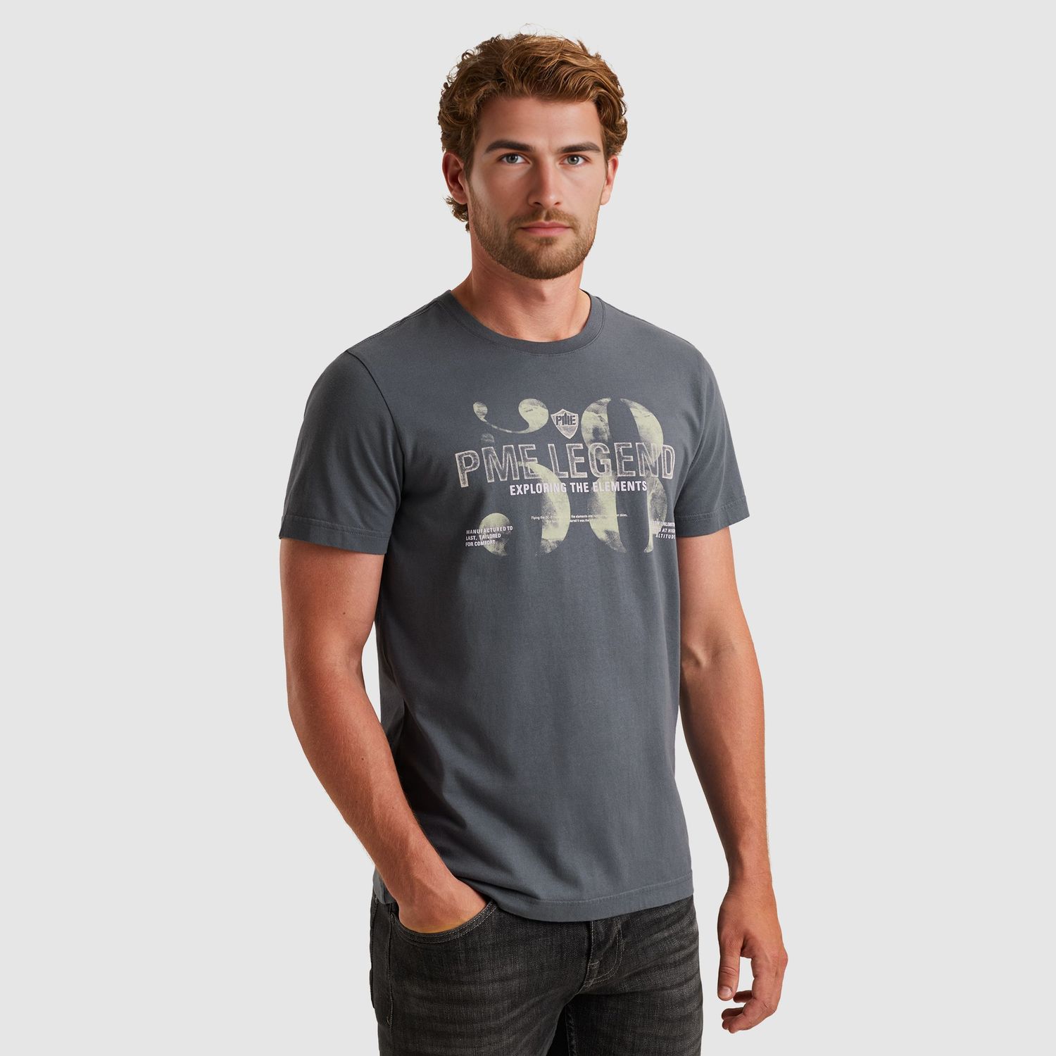 PME Legend | T-shirt met artwork PTSS2511526-5301