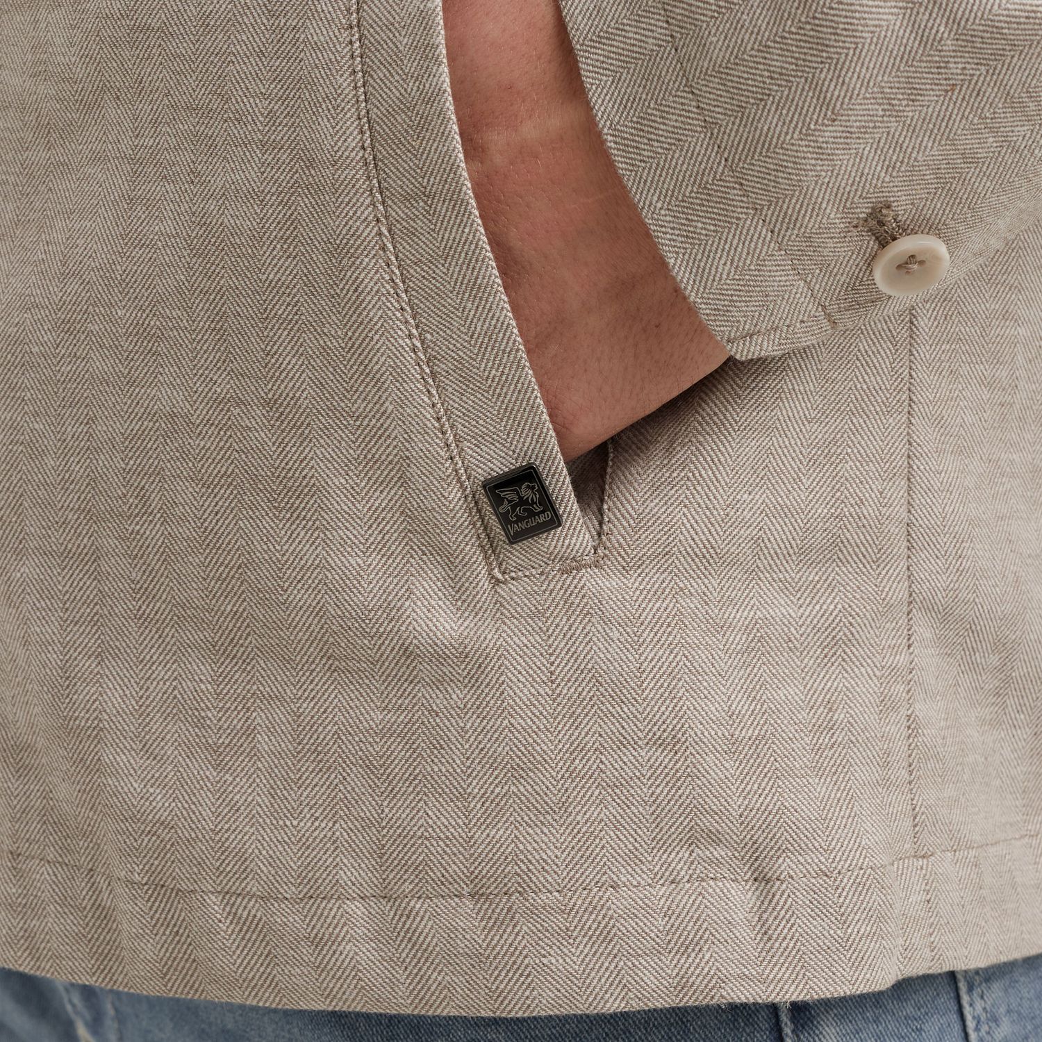 Vanguard | Blazer-jacket van linnen VBL2504190-8265
