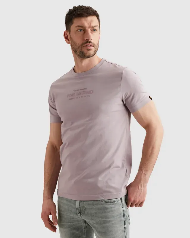 PME Legend T-shirt met gecentreerd PME Legend artwork