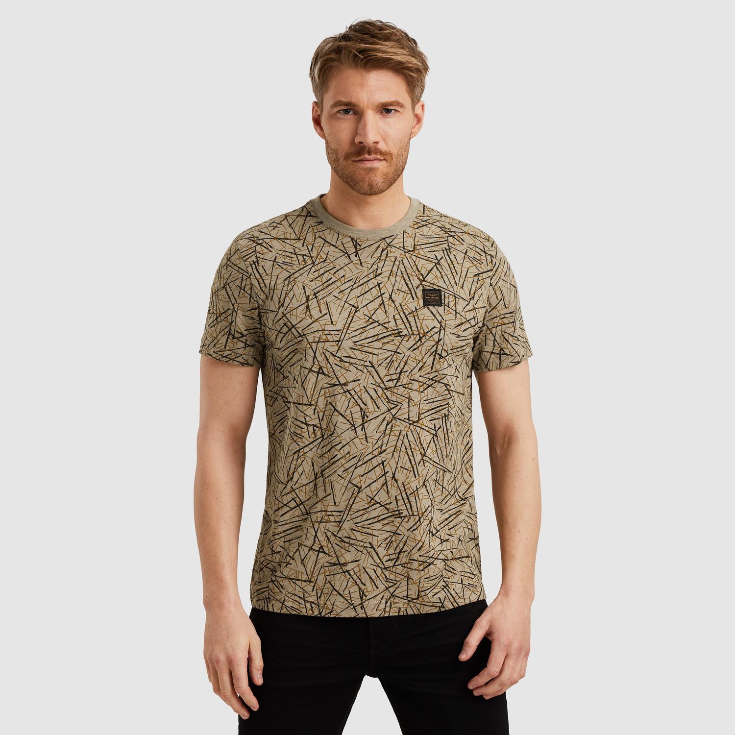 PME Legend | T-shirt met allover print PTSS2506553-6391