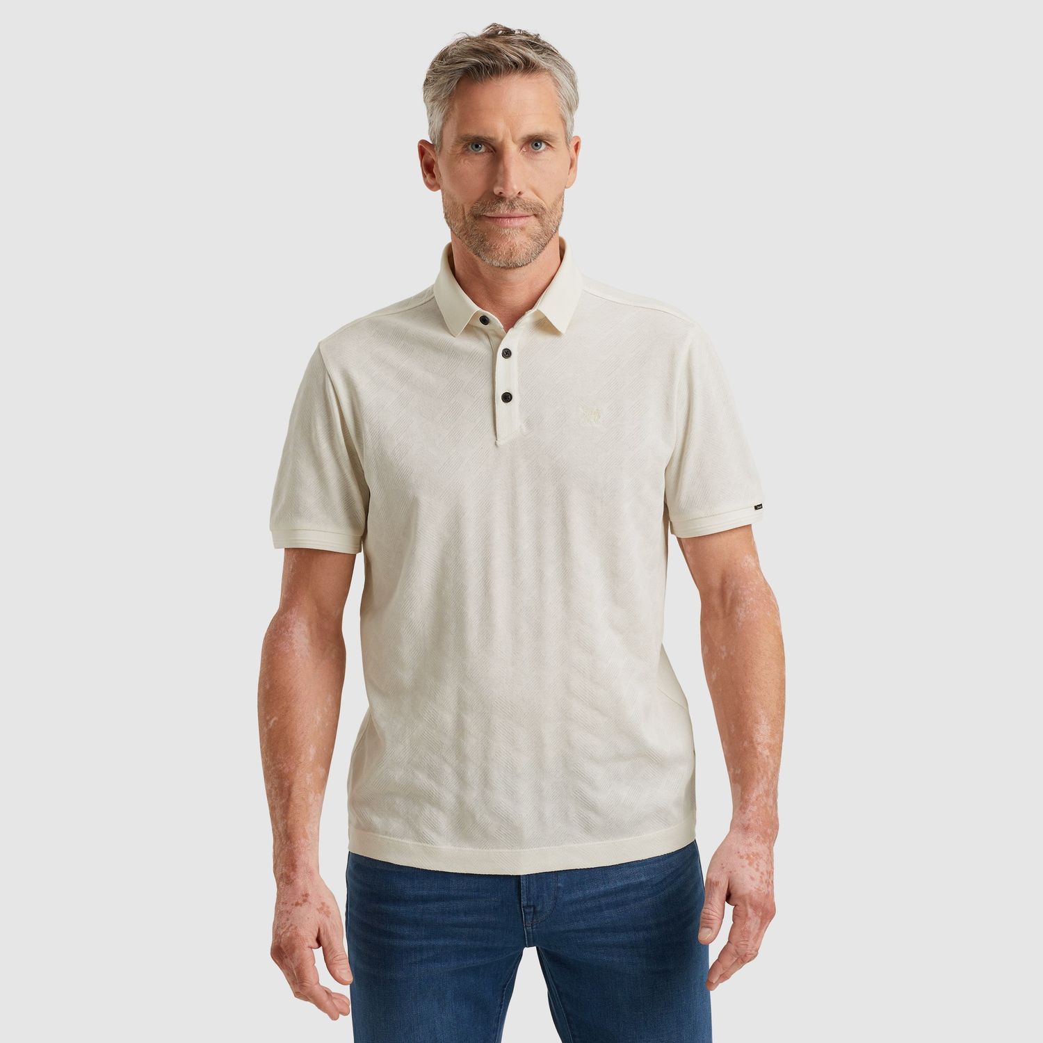 Vanguard | Polo met herringbone structuur VPSS2505879-7004