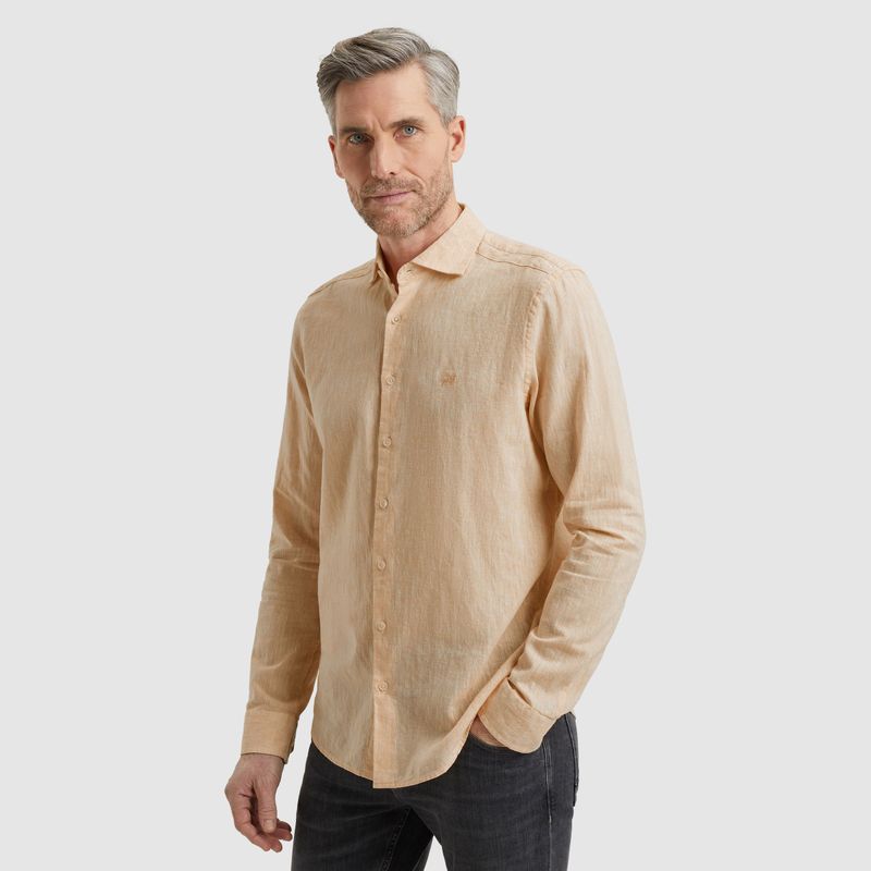 Vanguard | Overhemd van een katoen/linnenblend VSI2504250-7136