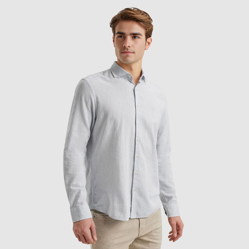 Vanguard | Overhemd van een katoen/linnenblend VSI2504250-5368