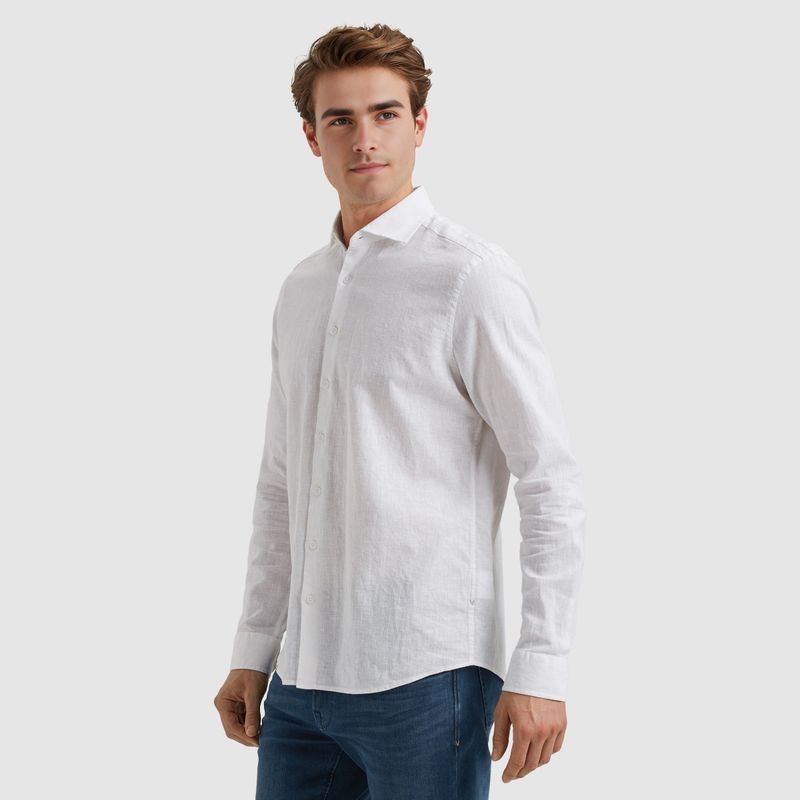 Vanguard | Overhemd van een katoen/linnenblend VSI2504250-7003