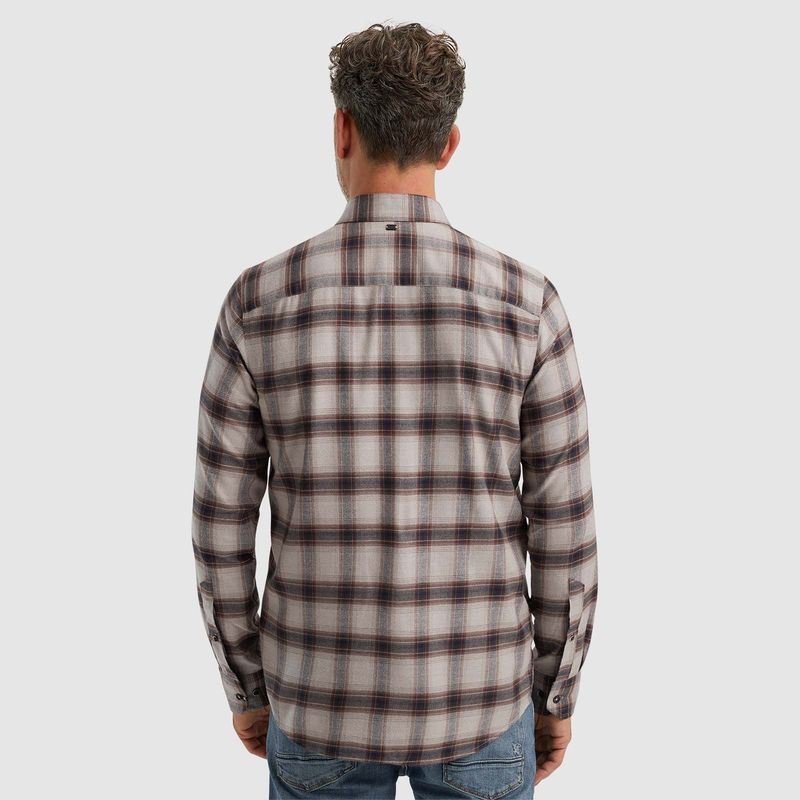 Vanguard | Long Sleeve Shirt Check Viscose VSI2409218-8265
