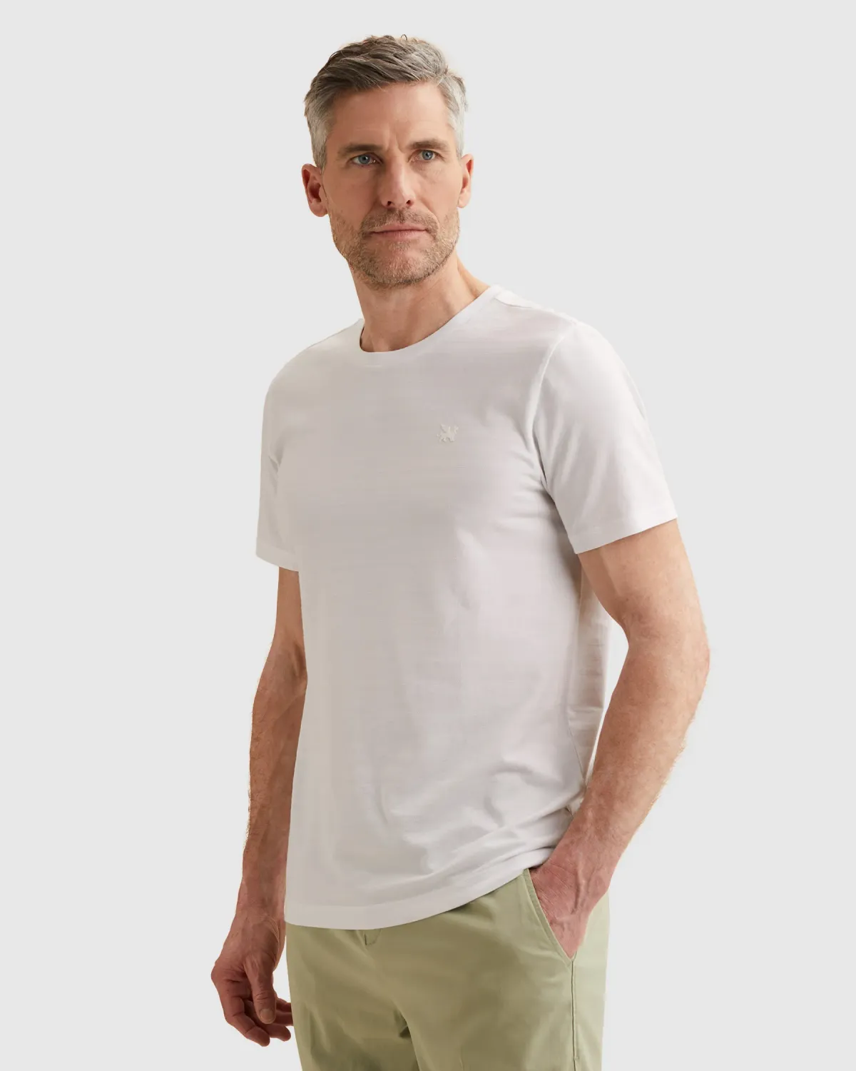 Vanguard T-shirt met streepstructuur