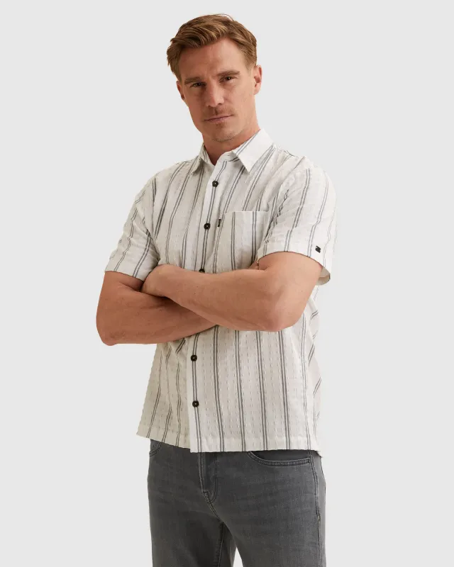 Vanguard Overhemd met korte mouwen en streeppatroon