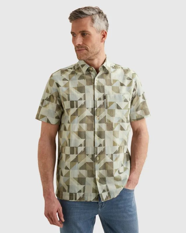 Vanguard Overhemd met korte mouwen en allover print