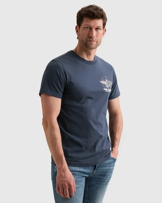 PME Legend T-shirt van jersey met klein artwork op de borst