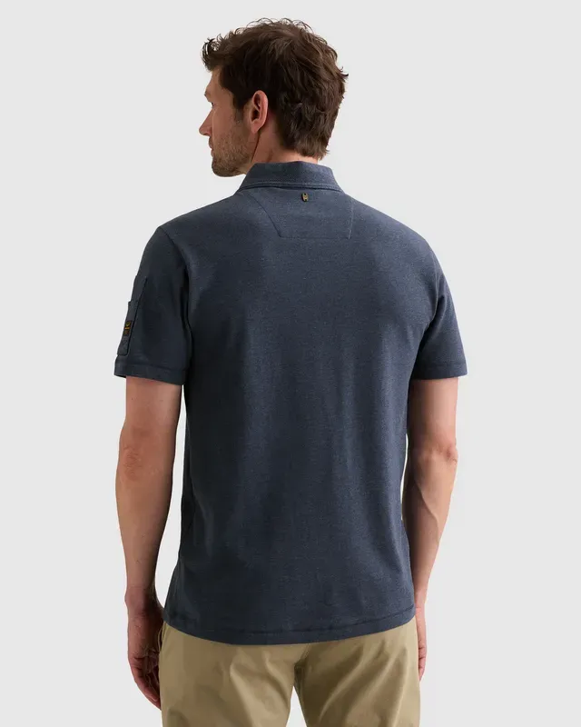 PME Legend Polo van 100% katoen met flight pocket