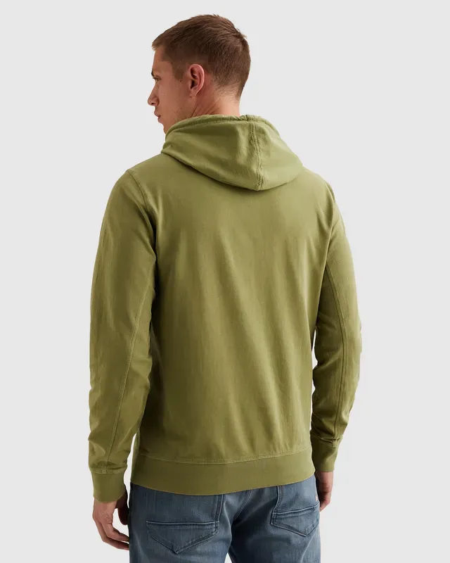 PME Legend Hoodie met garment-dye wassing en artwork