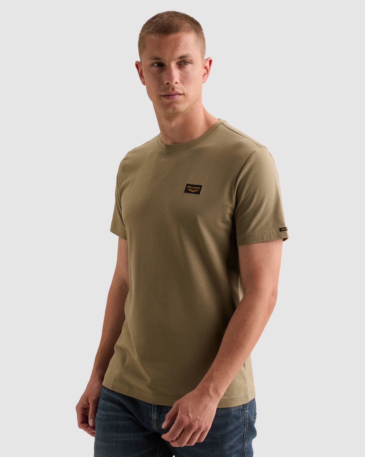PME Legend American Classic T-shirt van katoen met stretch