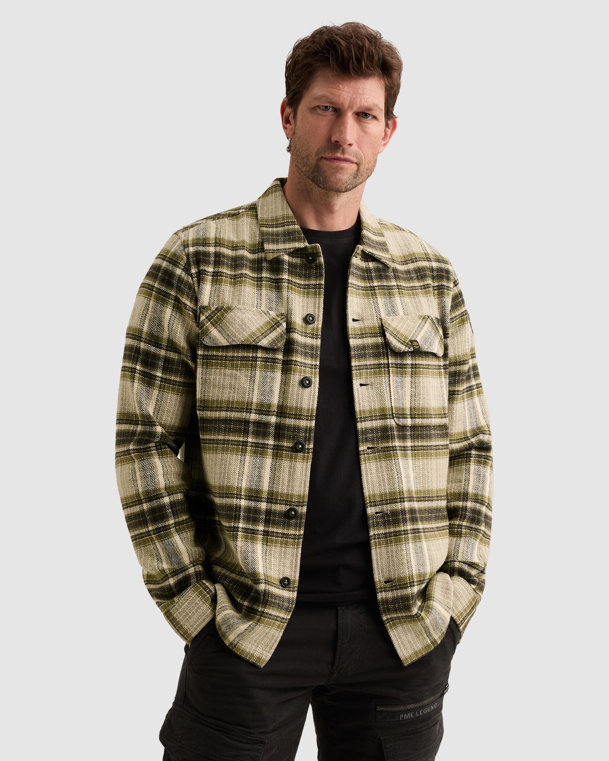 PME Legend Overshirt met lumberjack ruitpatroon